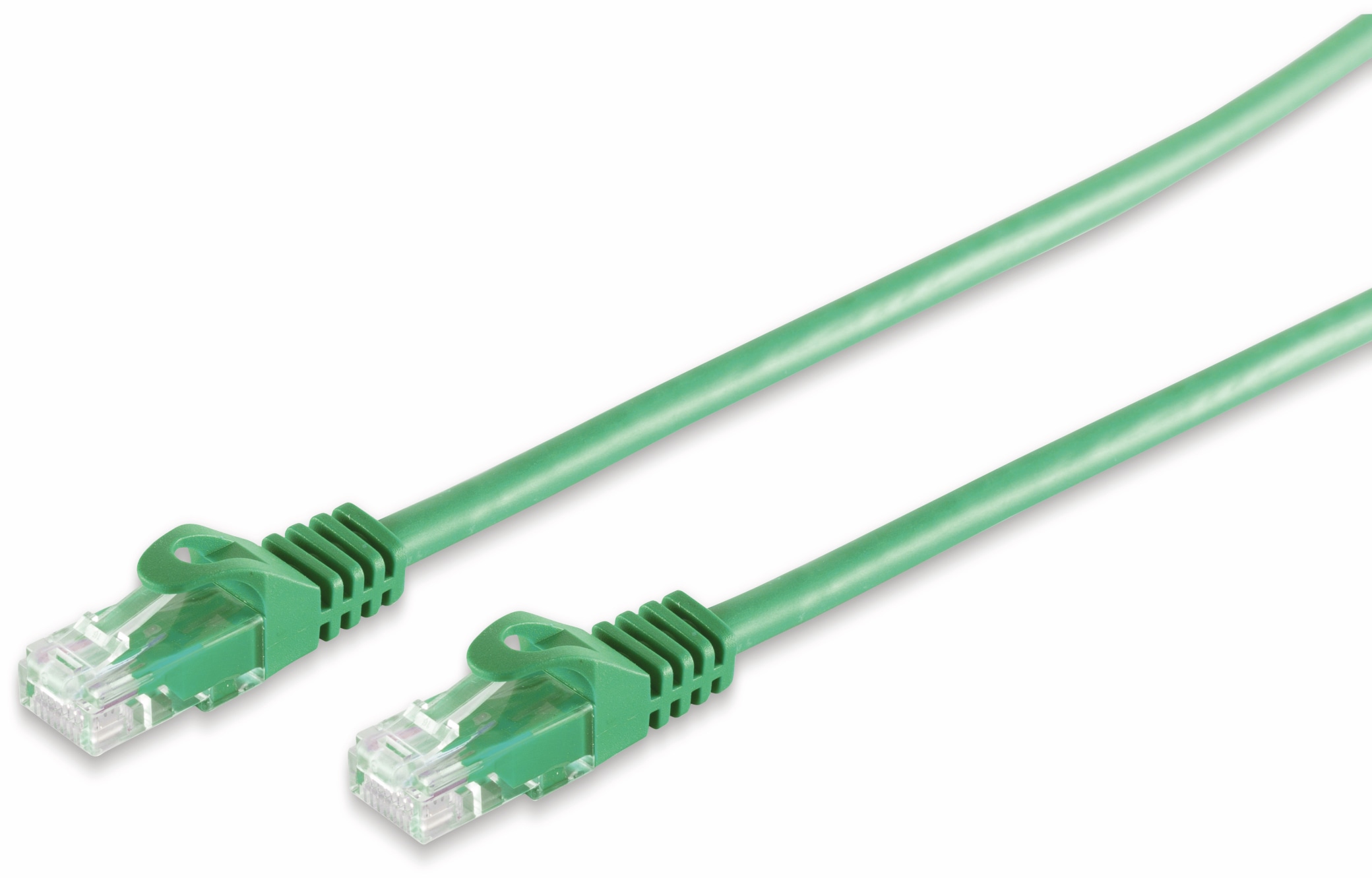 S-IMPULS RJ45 Patchkabel CAT 7 Rohkabel U/UTP, grün, 1,5 m