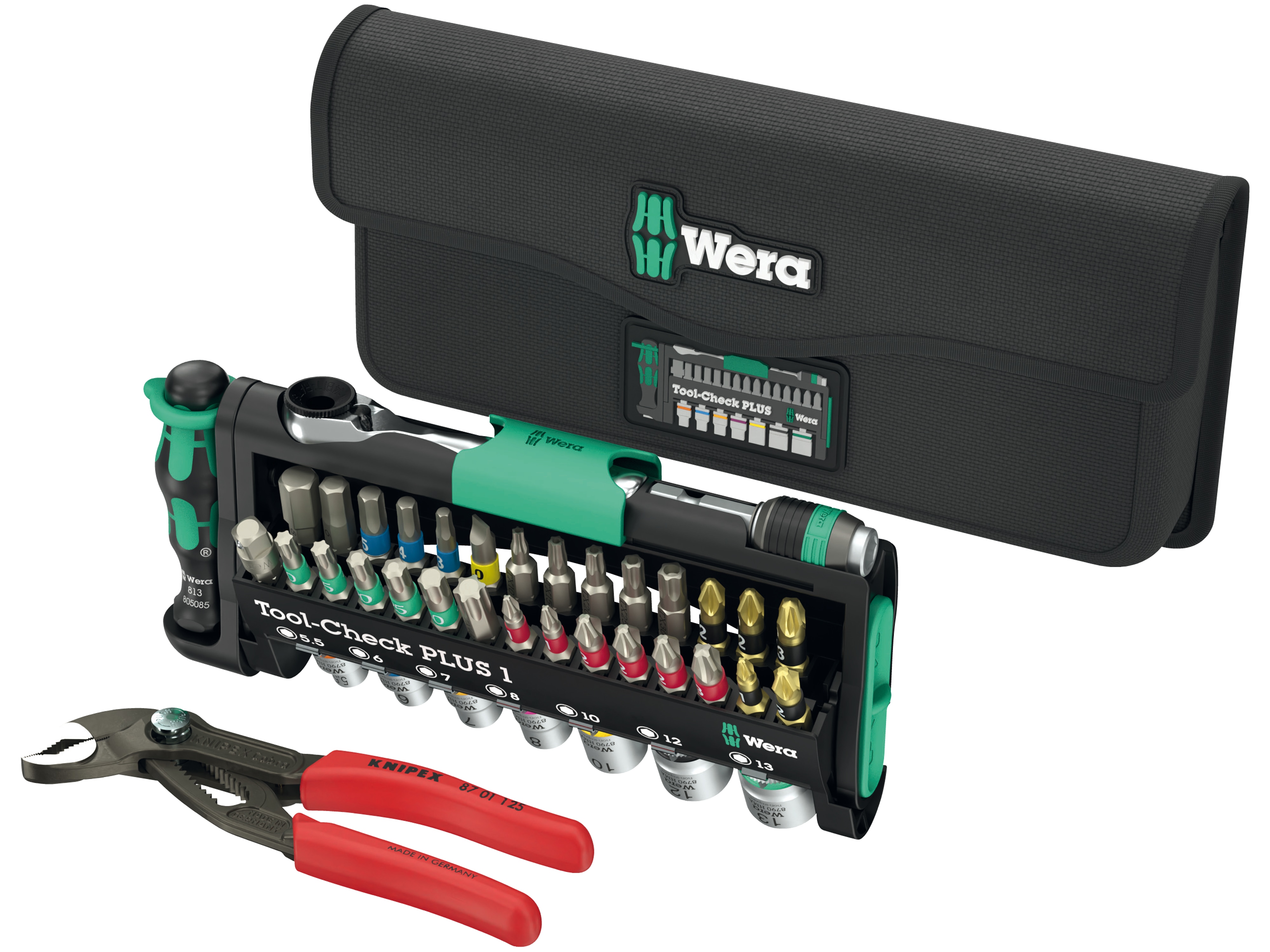 WERA Bit-Set, Tool-Check Combi 1, 05049070001, 40-teilig WERA Bit-Set, Tool-Check Combi 1, 05049070001, 40-teilig