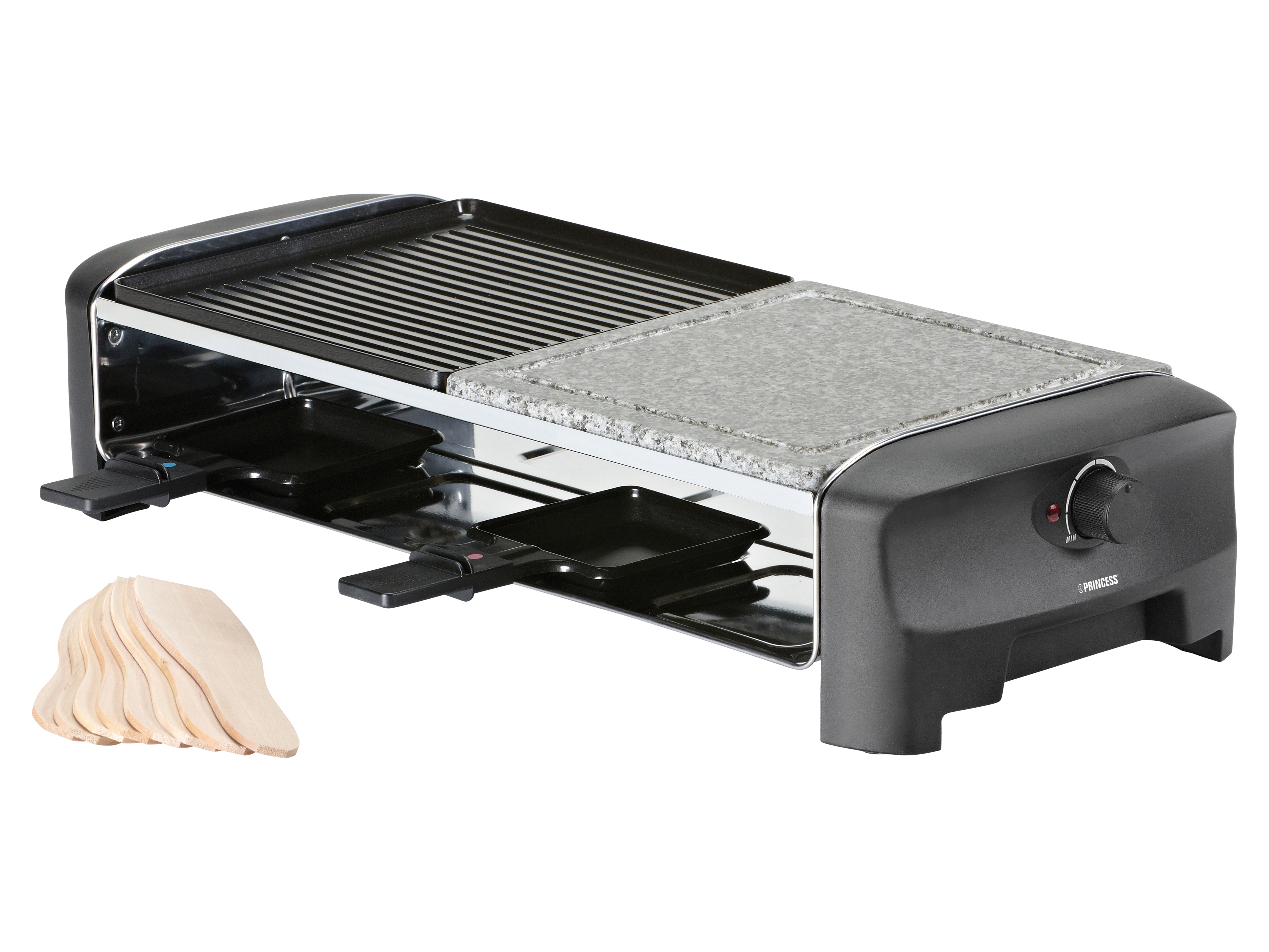 PRINCESS Raclette Grill 162820, Stone & Grill, 8 Personen, 1300 W PRINCESS Raclette Grill 162820, Stone & Grill, 8 Personen, 1300 W