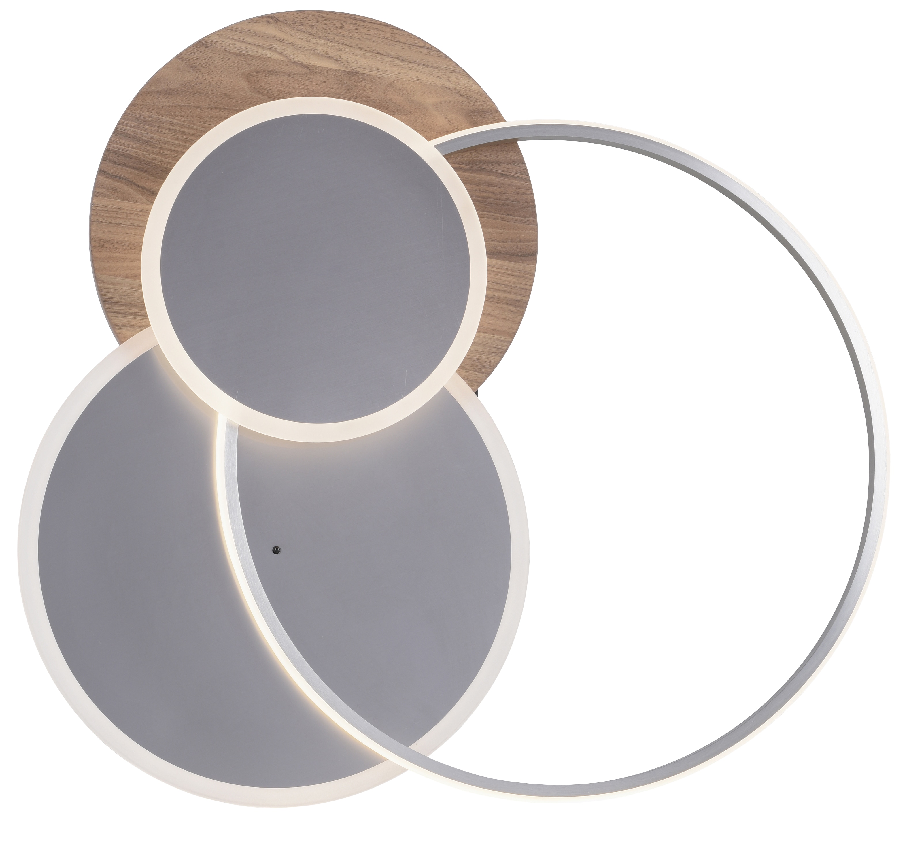 PAUL NEUHAUS LED-Deckenleuchte 8329-79 Silber-Holzdekor, 50 W, 6000 lm, CCT PAUL NEUHAUS LED-Deckenleuchte 8329-79 Silber-Holzdekor, 50 W, 6000 lm, CCT