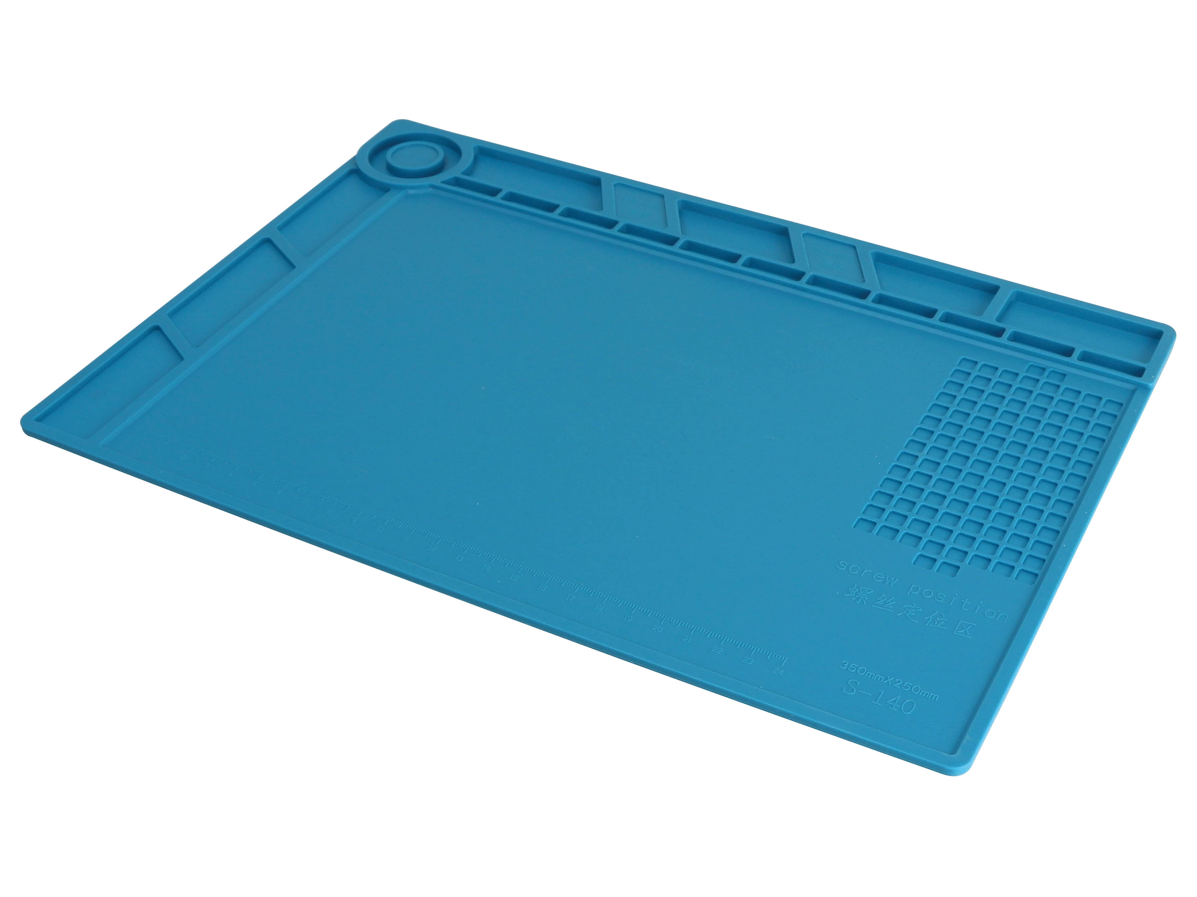 DAYTOOLS Silikon-Lötmatte S-140, 35x25 cm, blau DAYTOOLS Silikon-Lötmatte S-140, 35x25 cm, blau