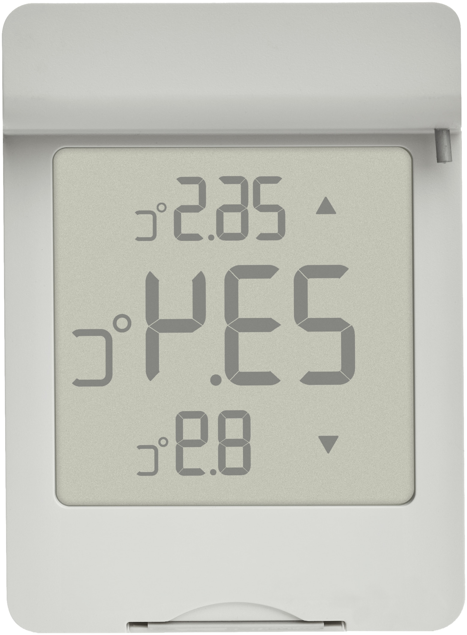 TFA Digitales-Fensterthermometer Windoo, 30.1067.15, grau