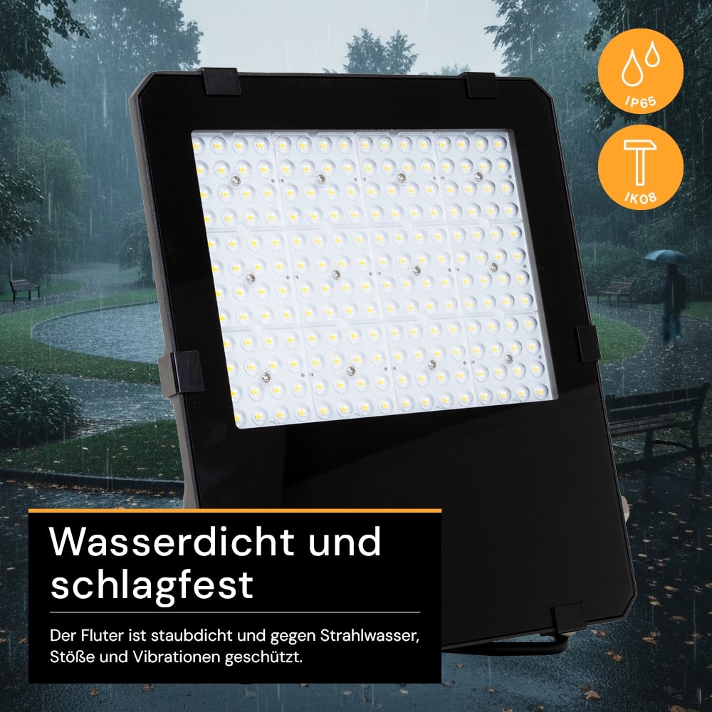 ENOVALITE LED-Fluter PRO, EEK: D, 100W, 13000lm, 4000K, schwarz ENOVALITE LED-Fluter PRO, EEK: D, 100W, 13000lm, 4000K, schwarz