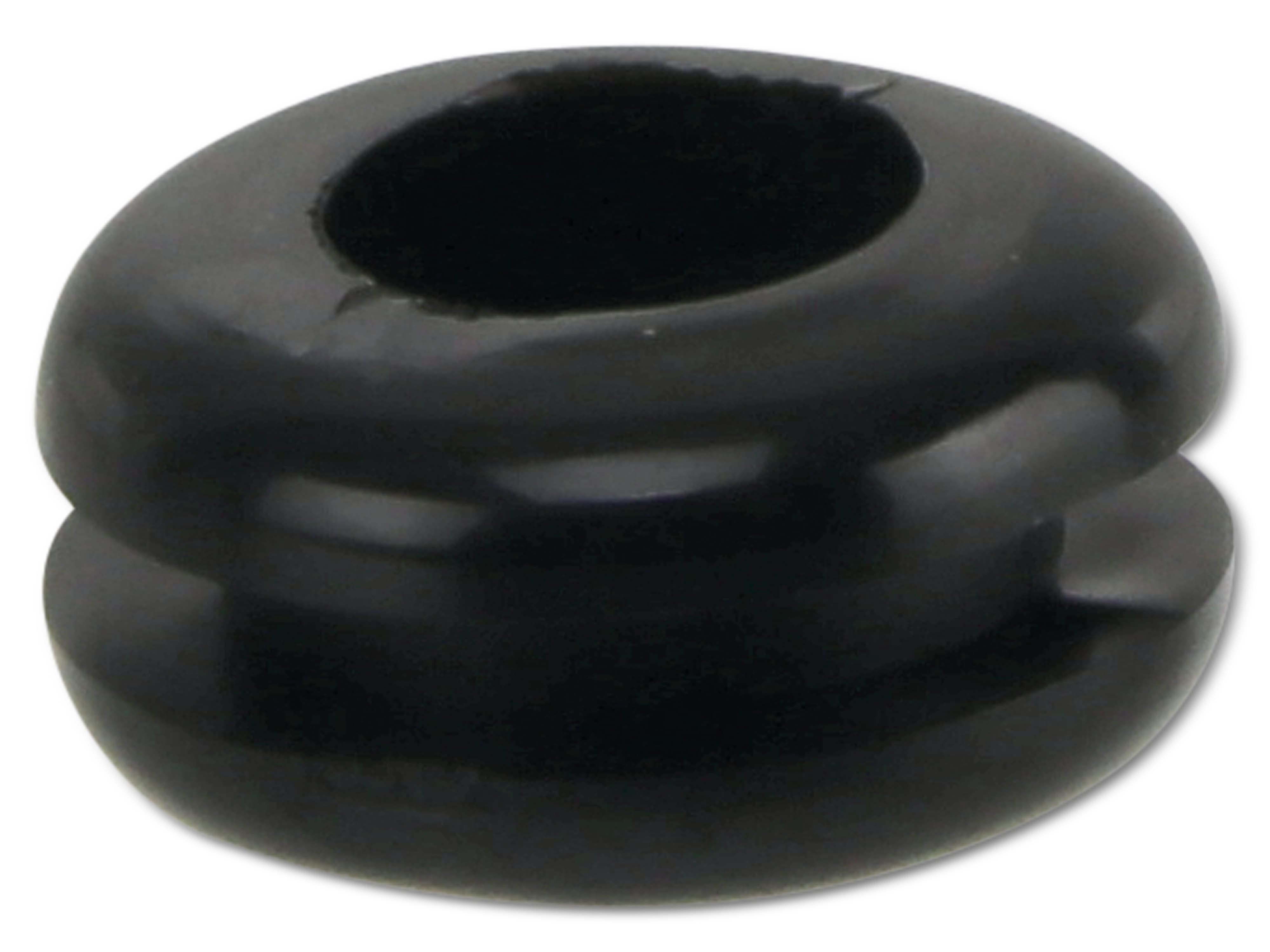 KSS Kabeldurchführungstülle PVC weich, schwarz, Plattenstärke 2,3, Loch-Ø 7,8, geschlossen, 1 Stück KSS Kabeldurchführungstülle PVC weich, schwarz, Plattenstärke 2,3, Loch-Ø 7,8, geschlossen, 1 Stück