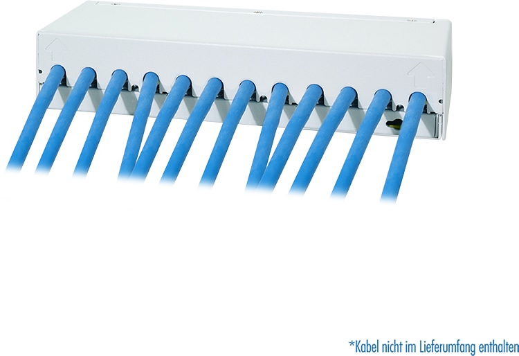 LOGILINK Patchpanel NK4093 12Port inkl. 12 CAT6A Modulen LOGILINK Patchpanel NK4093 12Port inkl. 12 CAT6A Modulen