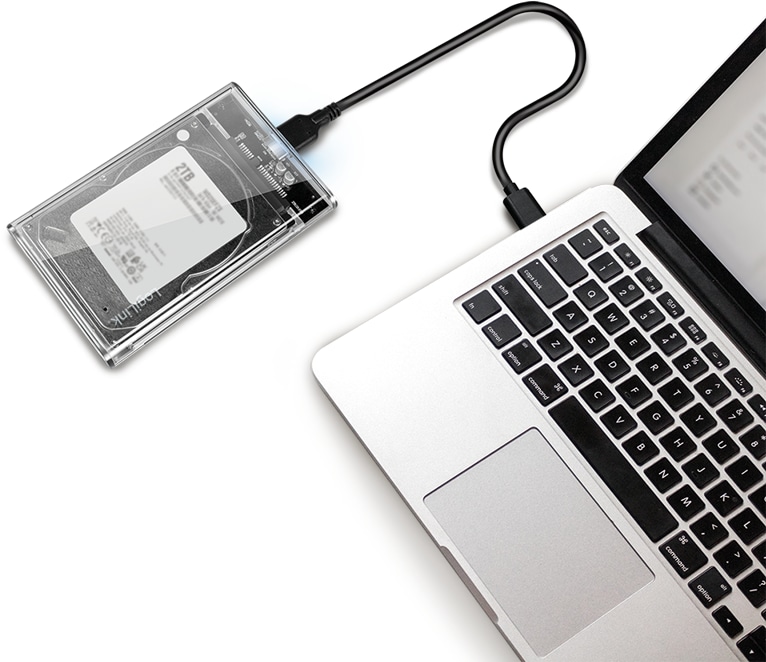 LOGILINK Festplattengehäuse UA0409, HDD/SSD, USB 3.0, werkzeuglos LOGILINK Festplattengehäuse UA0409, HDD/SSD, USB 3.0, werkzeuglos