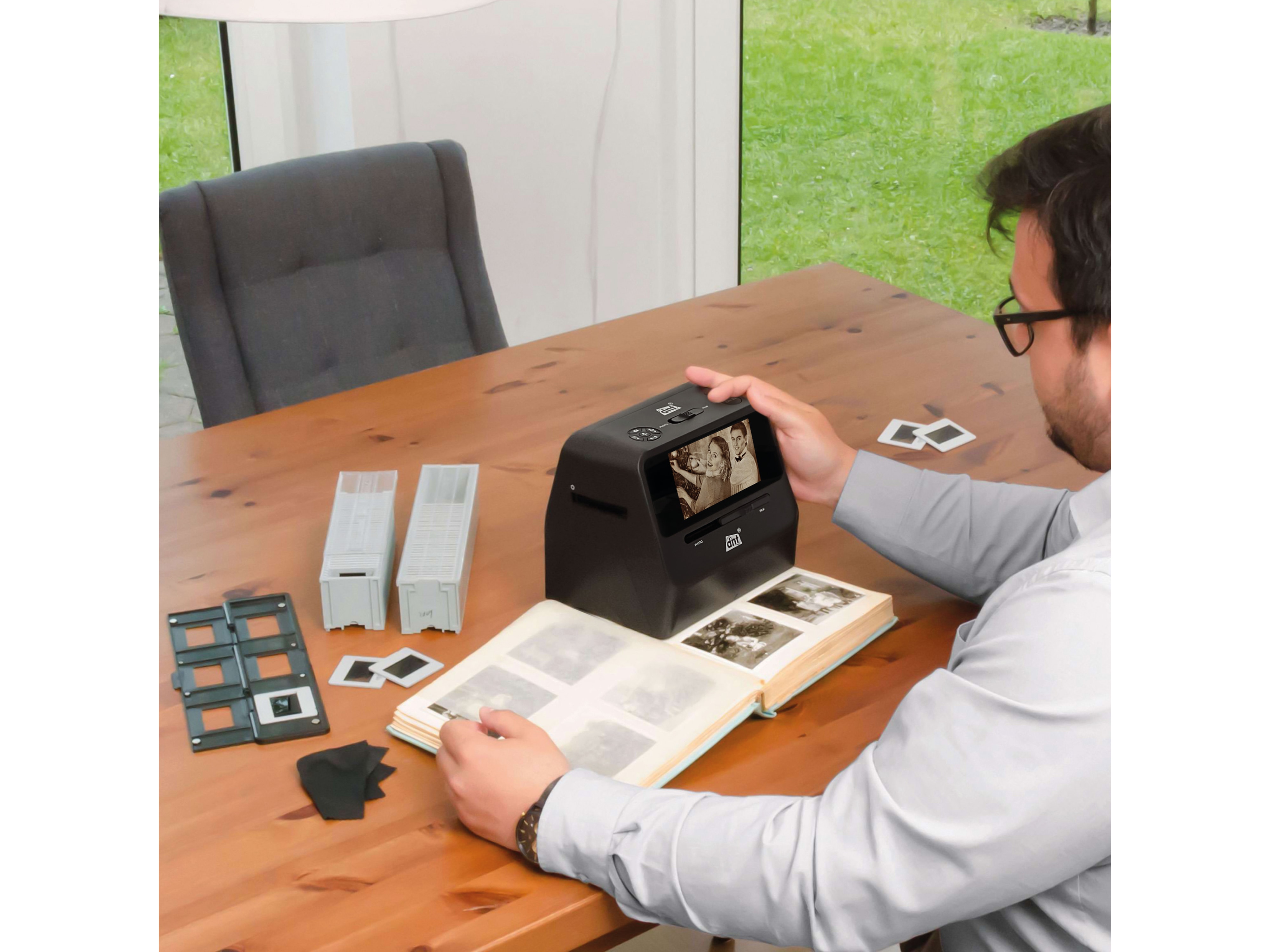 DNT Diascanner 4-in-1 SlideCopy Pro, 14 MP