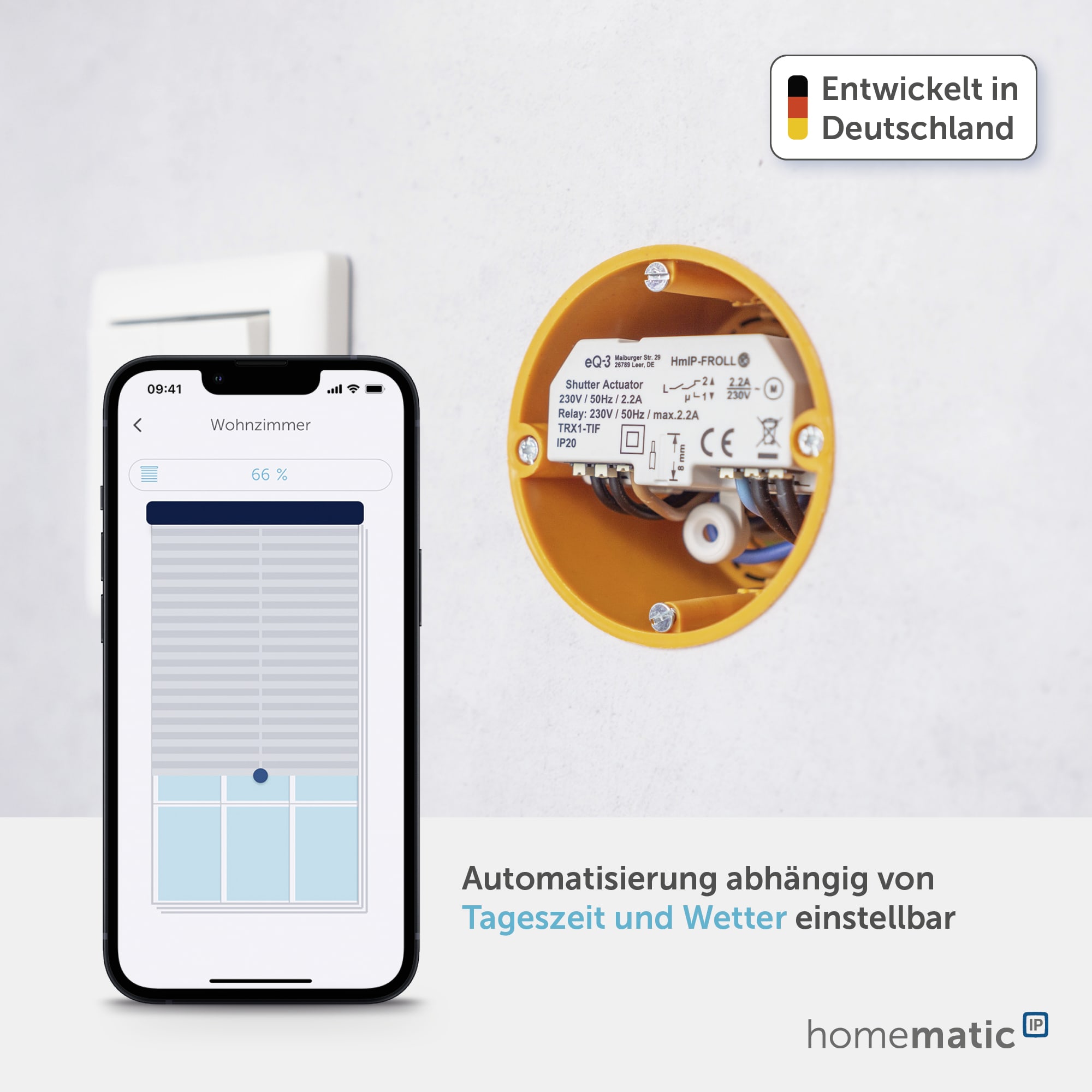 HOMEMATIC IP Smart Home 151347A0, Rollladenaktor, Unterputz HOMEMATIC IP Smart Home 151347A0, Rollladenaktor, Unterputz
