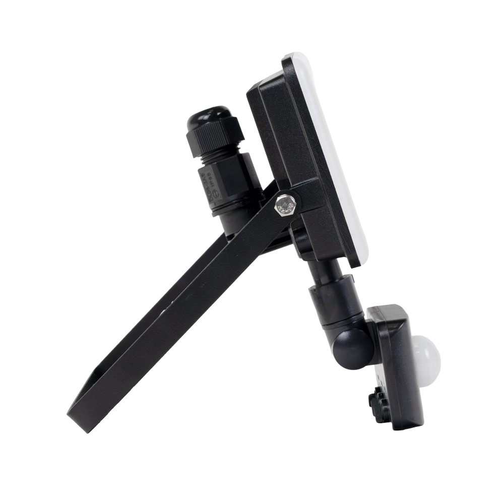 LUXULA LED-Fluter mit Bewegungsmelder, EEK: F, 50W, 5000lm, IP44, 4000K, schwarz