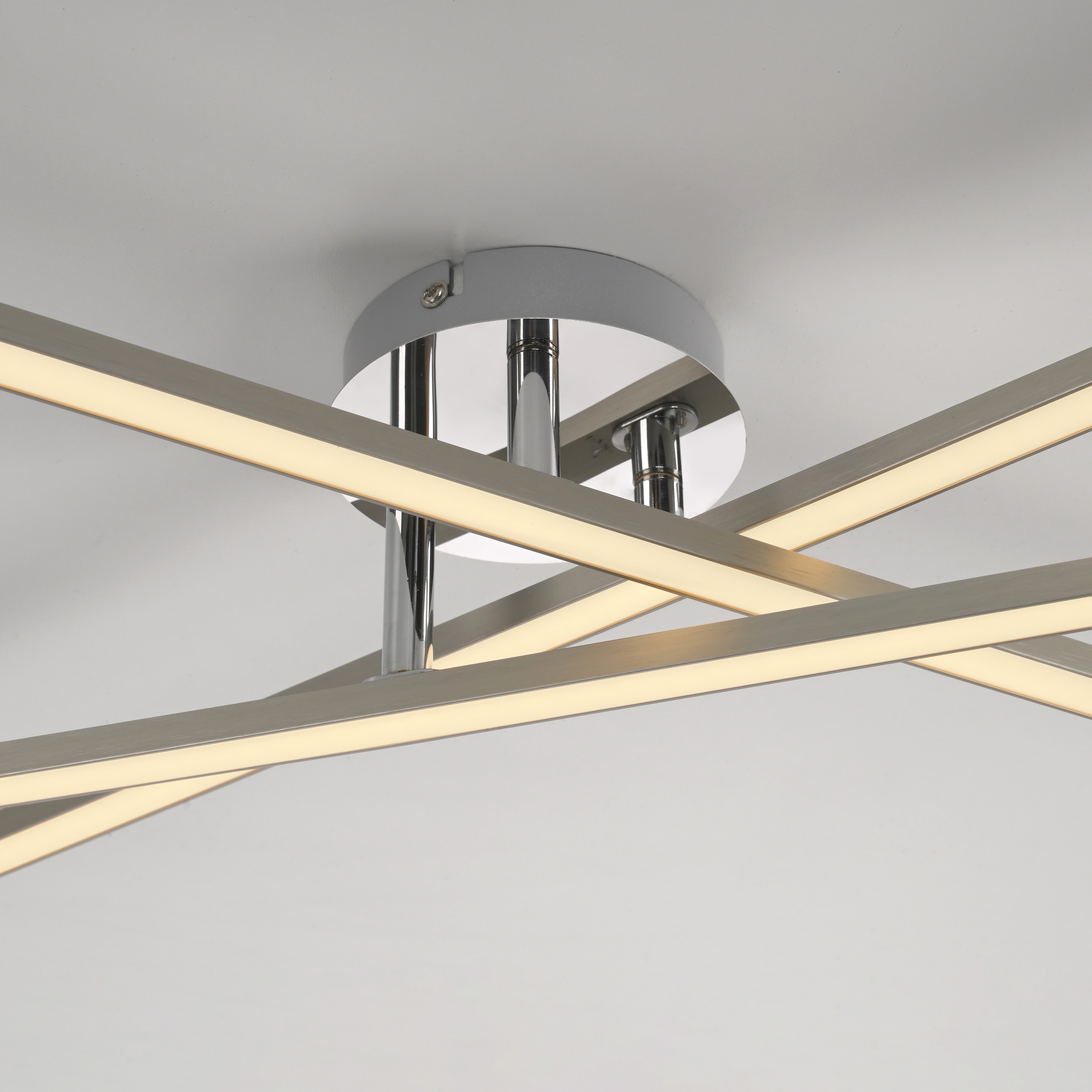 JUST LIGHT LED-Deckenleuchte 14727-55, 16W, 3000K, 1960lm, warmweiß, IP20, stahl JUST LIGHT LED-Deckenleuchte 14727-55, 16W, 3000K, 1960lm, warmweiß, IP20, stahl
