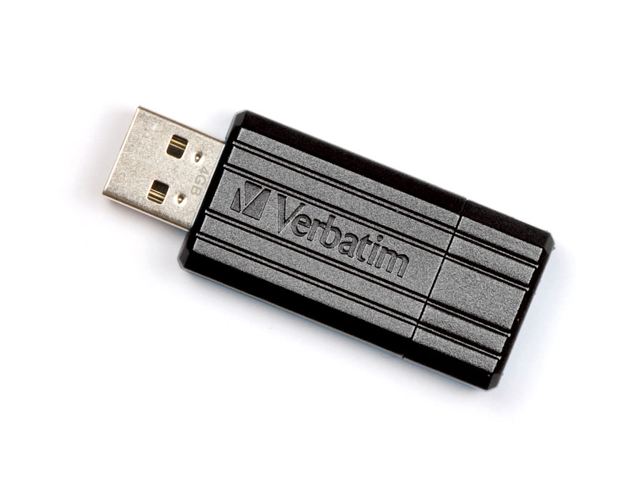 VERBATIM USB-Stick PinStripe 49065 USB 2.0 64GB VERBATIM USB-Speicherstick PinStripe, 64GB