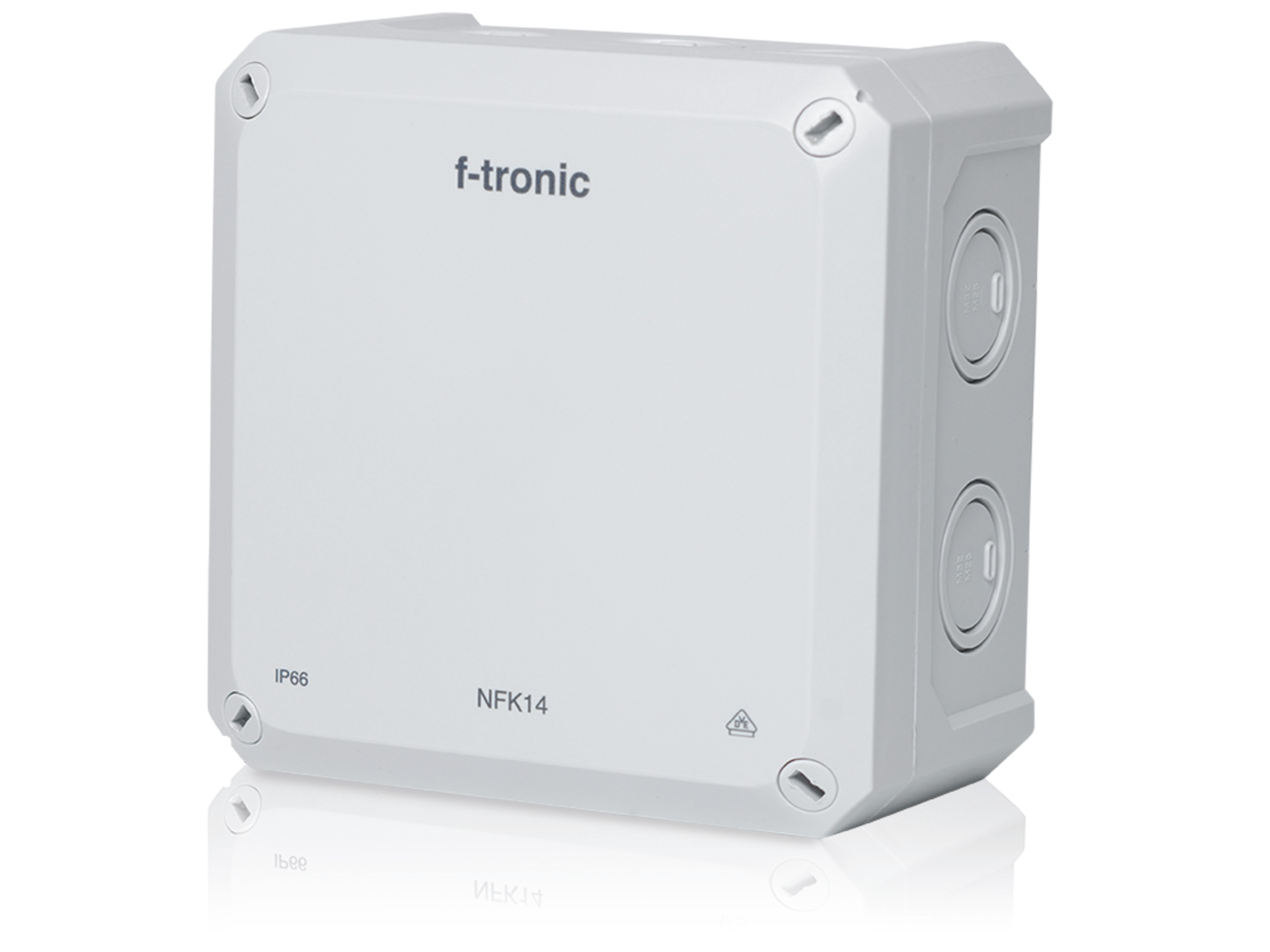 F-TRONIC FR-Abzweigkasten Neptun Compact, 140x140x81 mm, grau F-TRONIC FR-Abzweigkasten Neptun Compact, 140x140x81 mm, grau