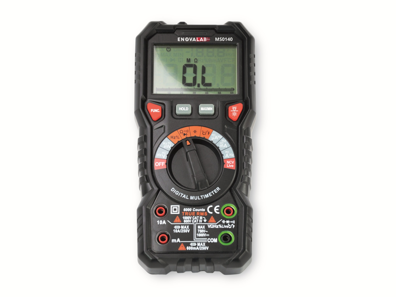 ENOVALAB Multimeter, MS0140, True RMS ENOVALAB Multimeter, MS0140, True RMS