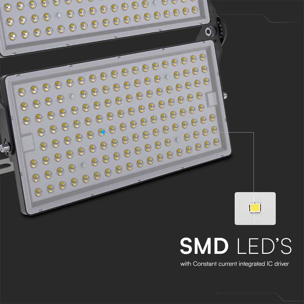 V-TAC LED-Fluter, VT-48500, EEK: D, 500W, 67500 lm, 6500 K, IP65, kaltweiß V-TAC LED-Fluter, VT-48500, EEK: D, 500W, 67500 lm, 6500 K, IP65, kaltweiß