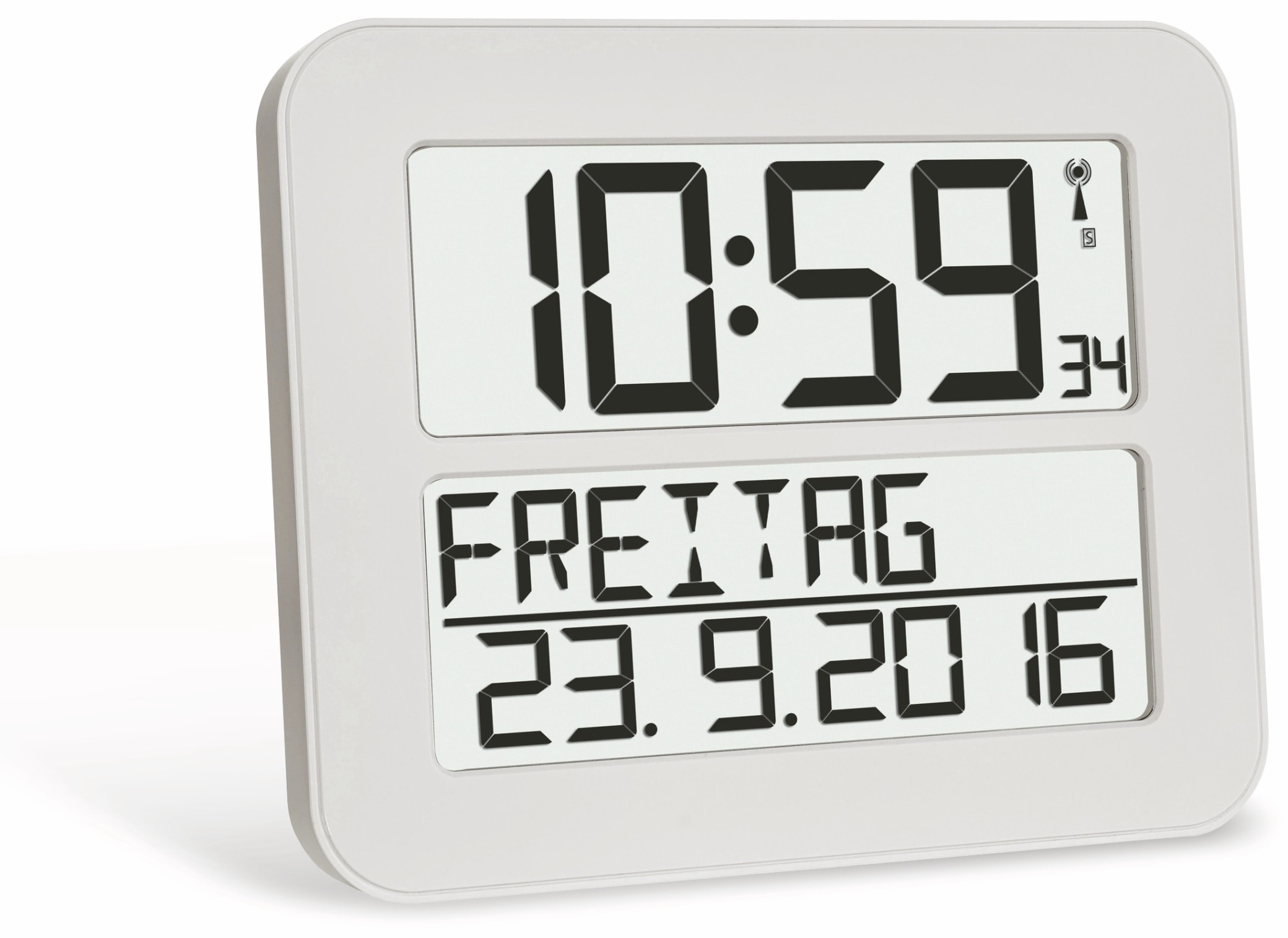 TFA Wanduhr TimeLine Max 60.4512.02, weiß TFA Wanduhr TimeLine Max 60.4512.02, weiß