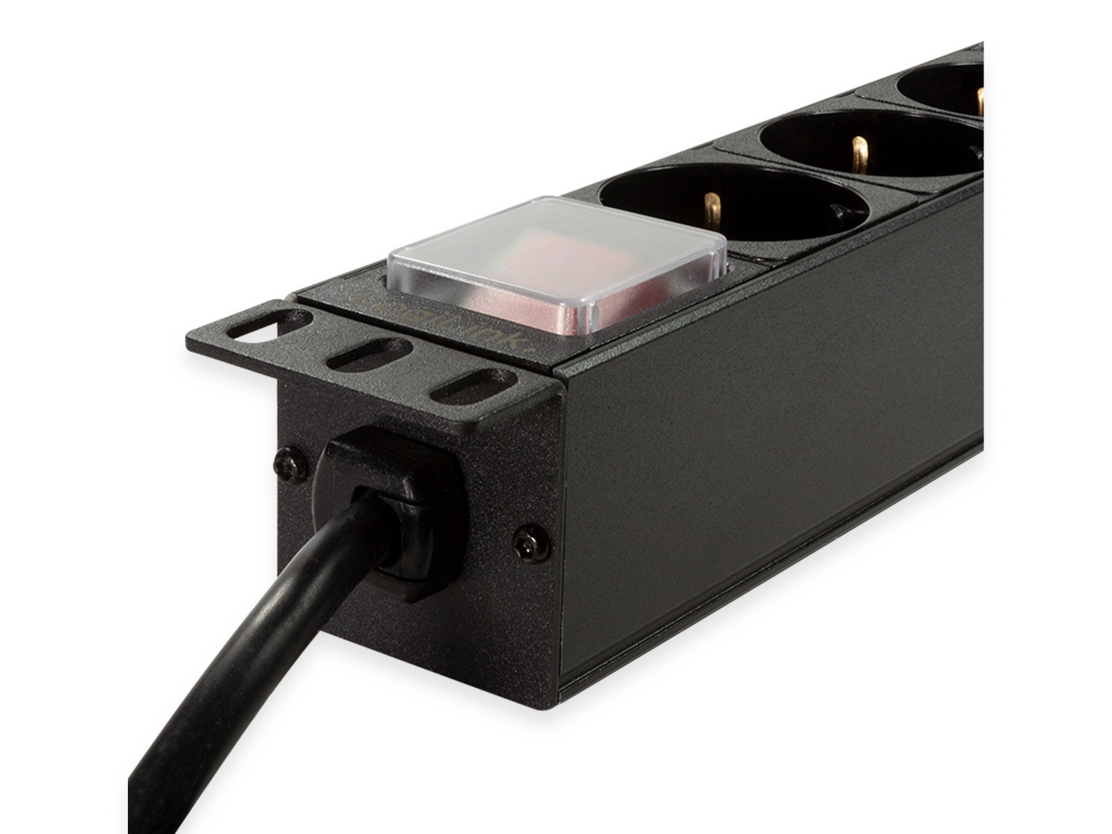 LOGILINK Steckdosenleiste 19", 9-fach, Schutzkontaktstecker, Schalter, schwarz LOGILINK Steckdosenleiste 19", 9-fach, Schutzkontaktstecker, Schalter, schwarz