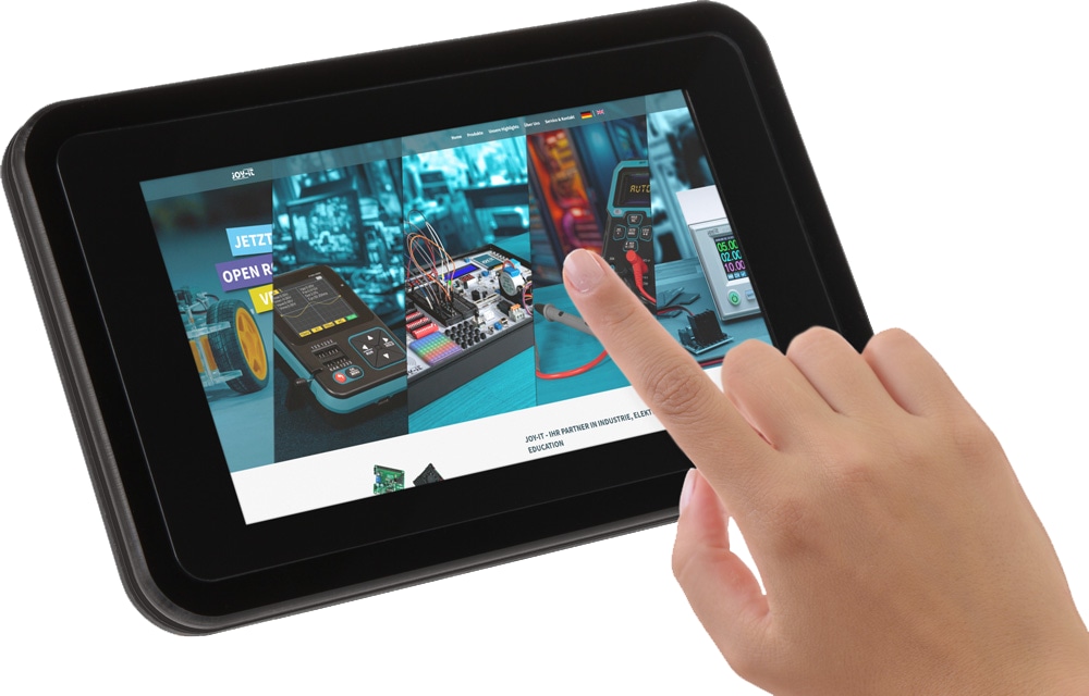 JOY-IT Gehäuse für 7" Touchscreen Display, PI5 Version JOY-IT Gehäuse für 7" Touchscreen Display, PI5 Version