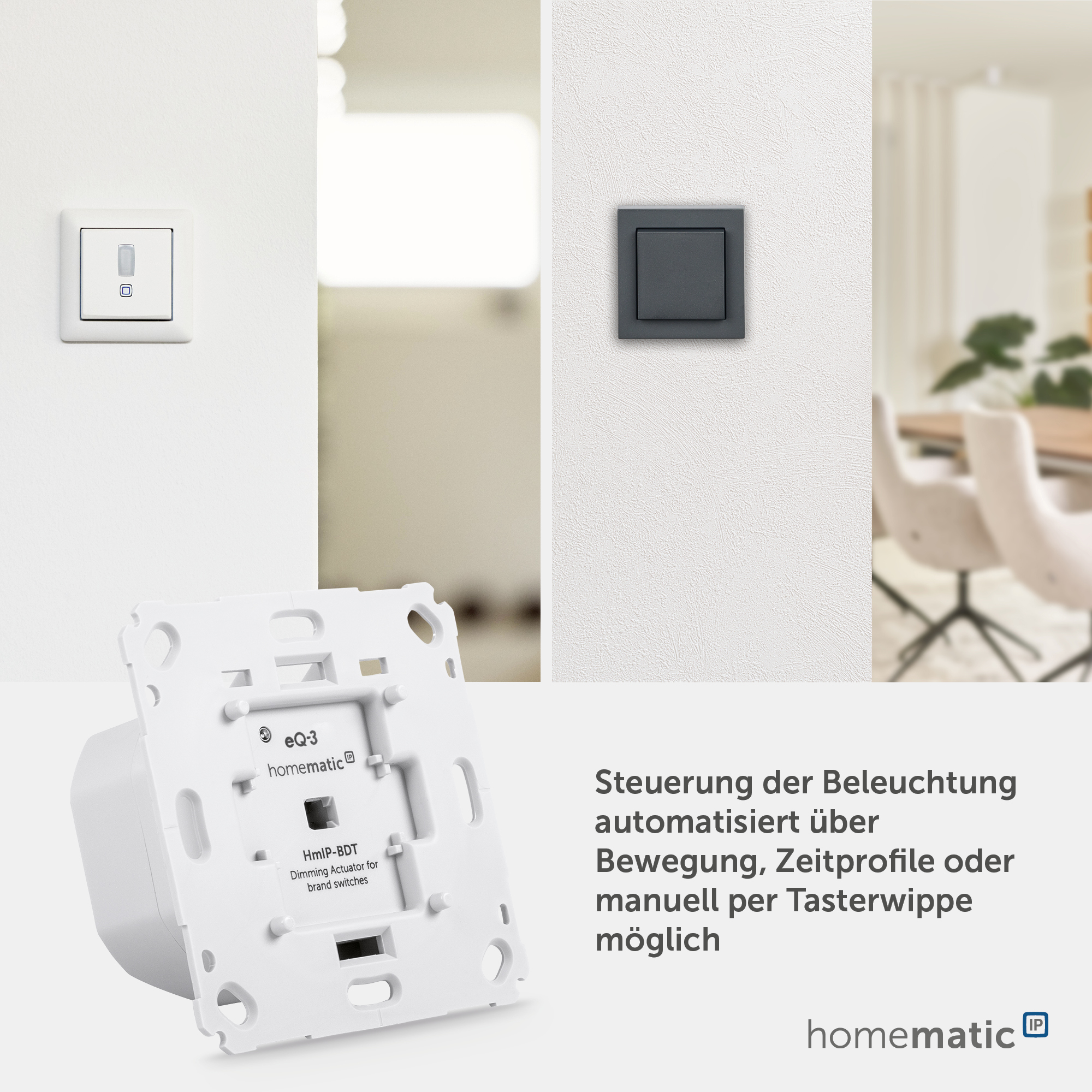 HOMEMATIC IP Smart Home 143166A0 Dimmaktor HOMEMATIC IP Smart Home 143166A0 Dimmaktor