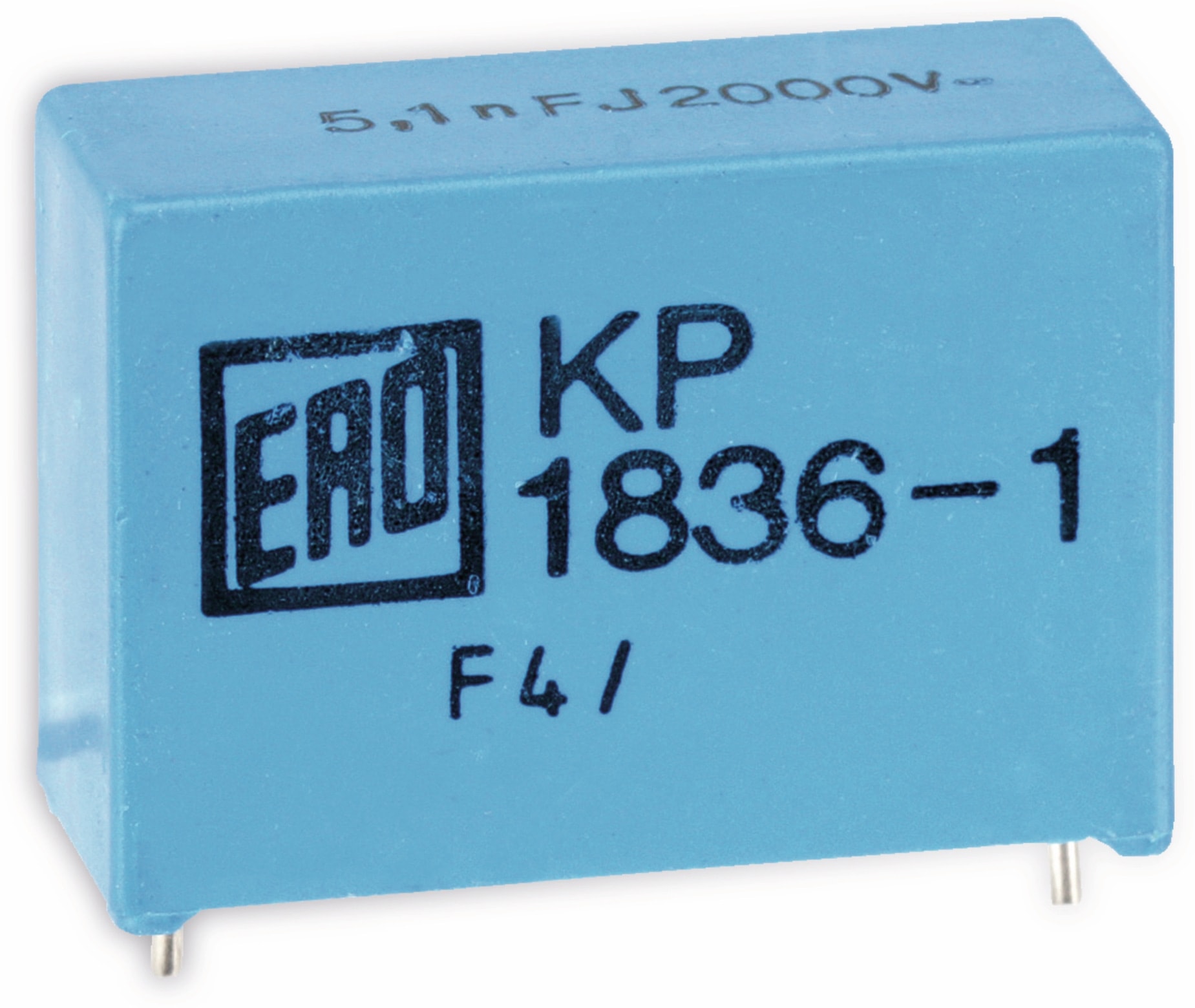 Kondensator, 5,1 nF - 2000 V, radial, RM 22,5 Kondensator, 5,1 nF - 2000 V, RM 22,5