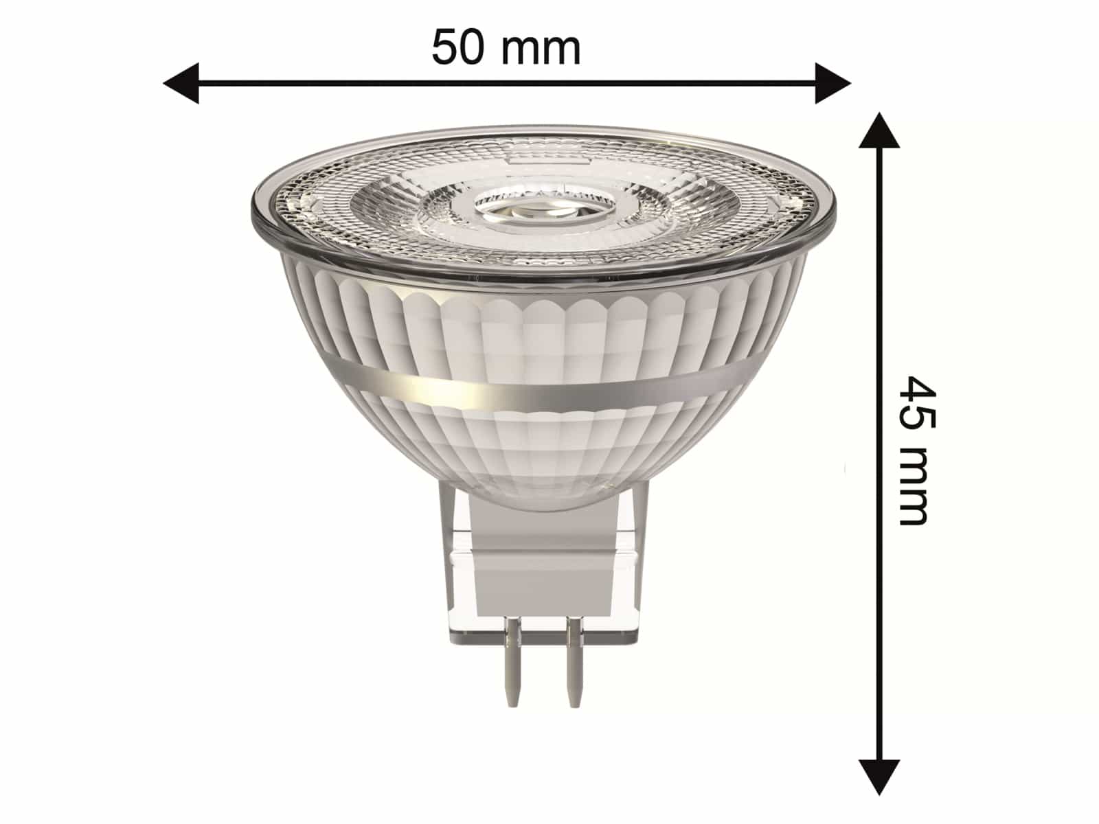 BLULAXA LED-Lampe 49124 MR16, GU5.3, EEK: F, 5,8 W, 460 lm, 2700 K, dimmbar, Halogenoptik BLULAXA LED-Lampe 49124 MR16, GU5.3, EEK: F, 5,8 W, 460 lm, 2700 K, dimmbar, Halogenoptik