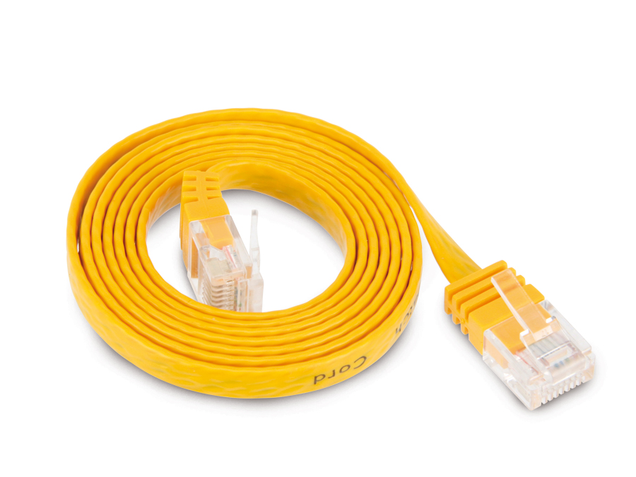 S-IMPULS CAT.6 Patchkabel, slim, 2 m, gelb S-IMPULS CAT.6 Patchkabel, slim, 2 m, gelb