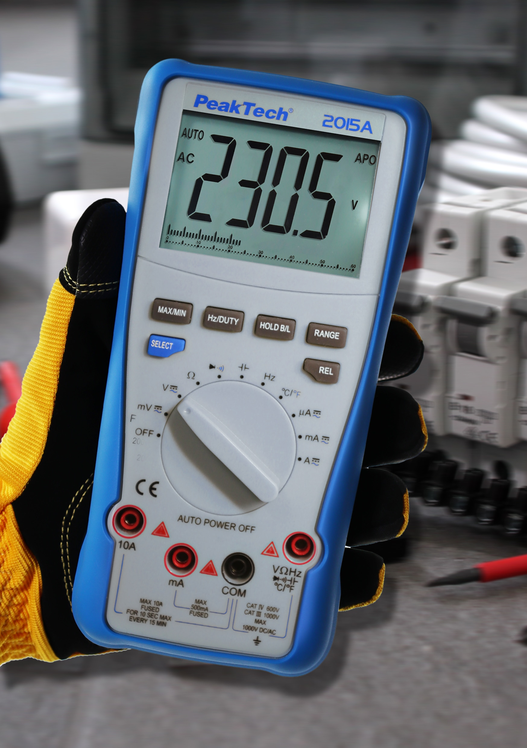 PEAKTECH Multimeter, P 2015 A, True RMS PEAKTECH Multimeter, P 2015 A, True RMS