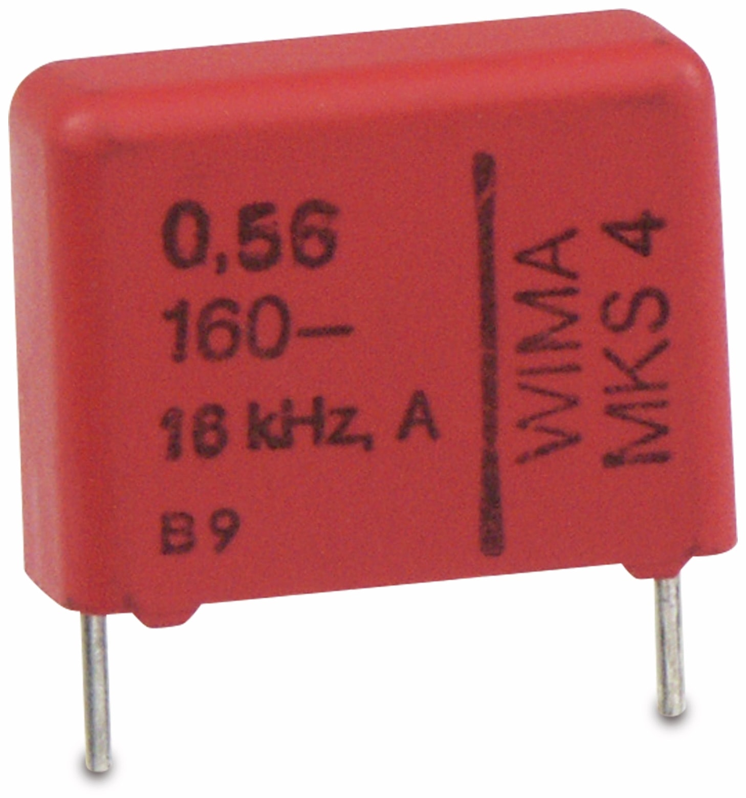 Kondensator, 0,56 µF, 160 V, radial, RM 15 Kondensator, 0,56 µF, 160 V, RM 15