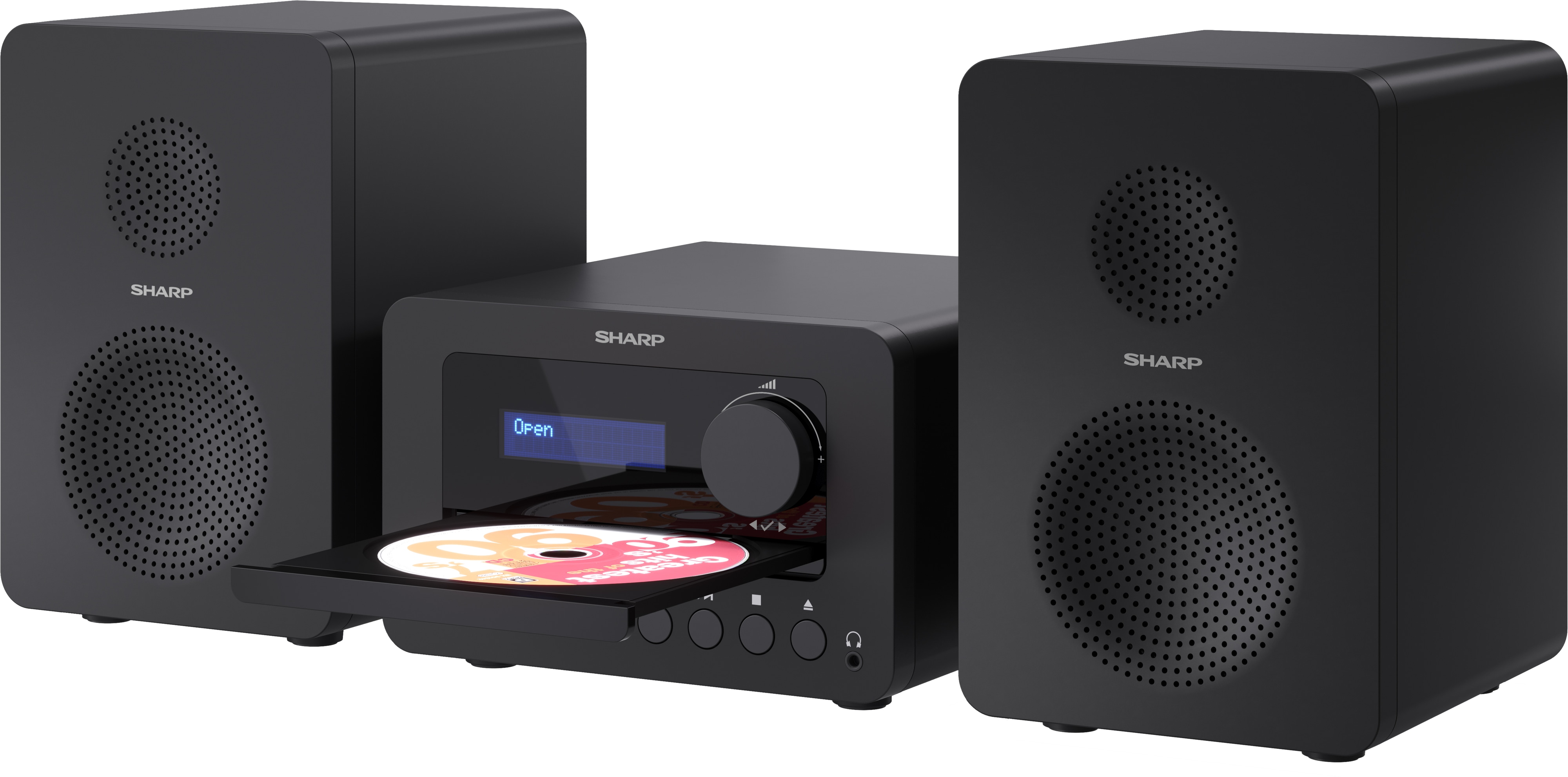 SHARP HiFi-Anlage XL-B520D, schwarz, DAB+, Bluetooth, MP3, CD-Laufwerk SHARP HiFi-Anlage XL-B520D, schwarz, DAB+, Bluetooth, MP3, CD-Laufwerk