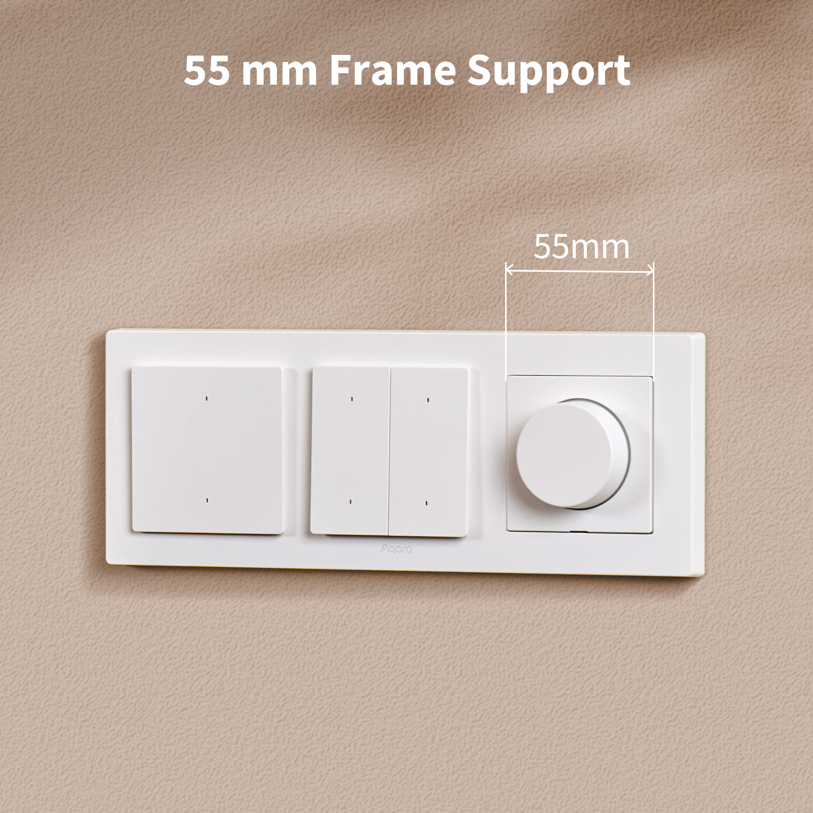 AQARA Dimmer-Schalter H2, KD-R01D-G, grau