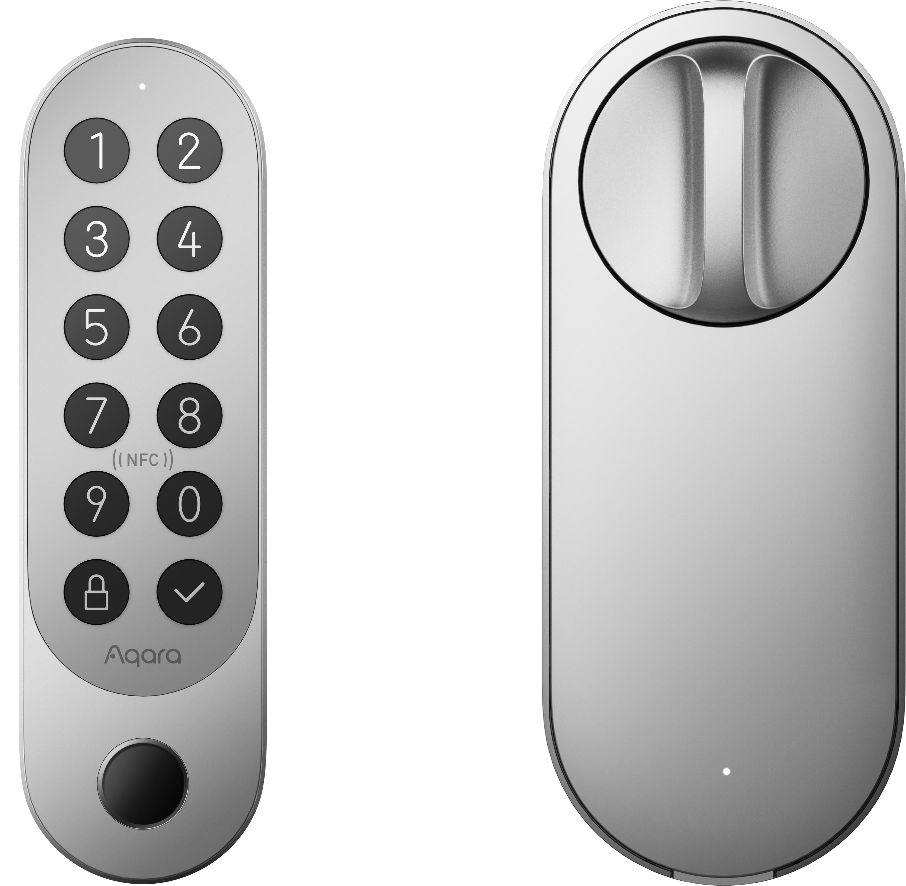 AQARA Türschloss EL-D02DS, U2000, silber