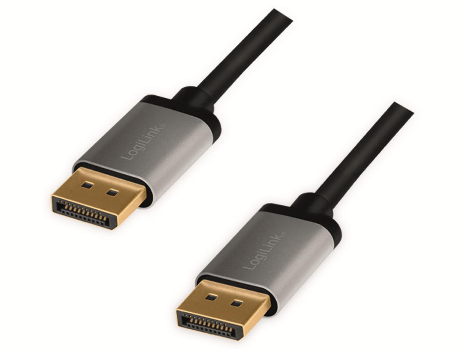 LOGILINK DisplayPort-Kabel CDA0101, Stecker/Stecker, Alu, 4k, 2 m LOGILINK DisplayPort-Kabel CDA0101, Stecker/Stecker, Alu, 4k, 2 m