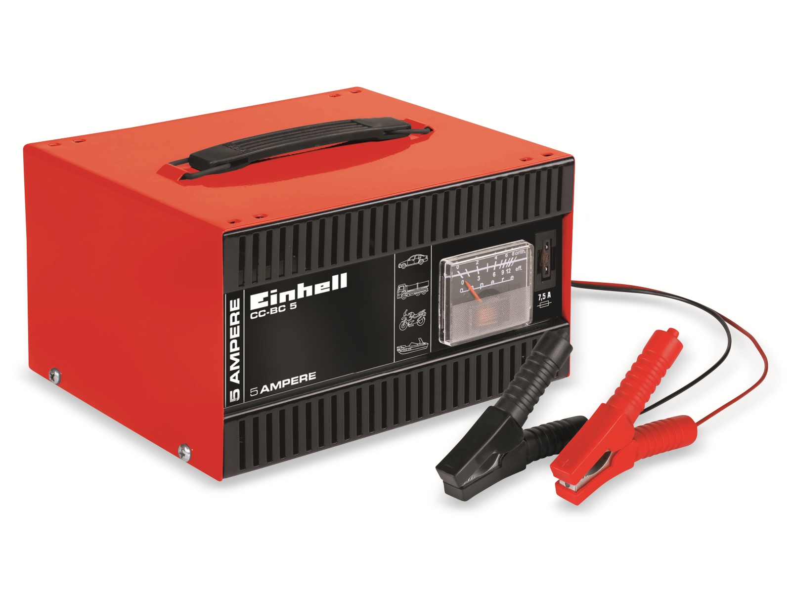 EINHELL Batterie-Ladegerät EINHELL CC-BC 5, 12 V, 5 A EINHELL Batterie-Ladegerät EINHELL CC-BC 5, 12 V, 5 A