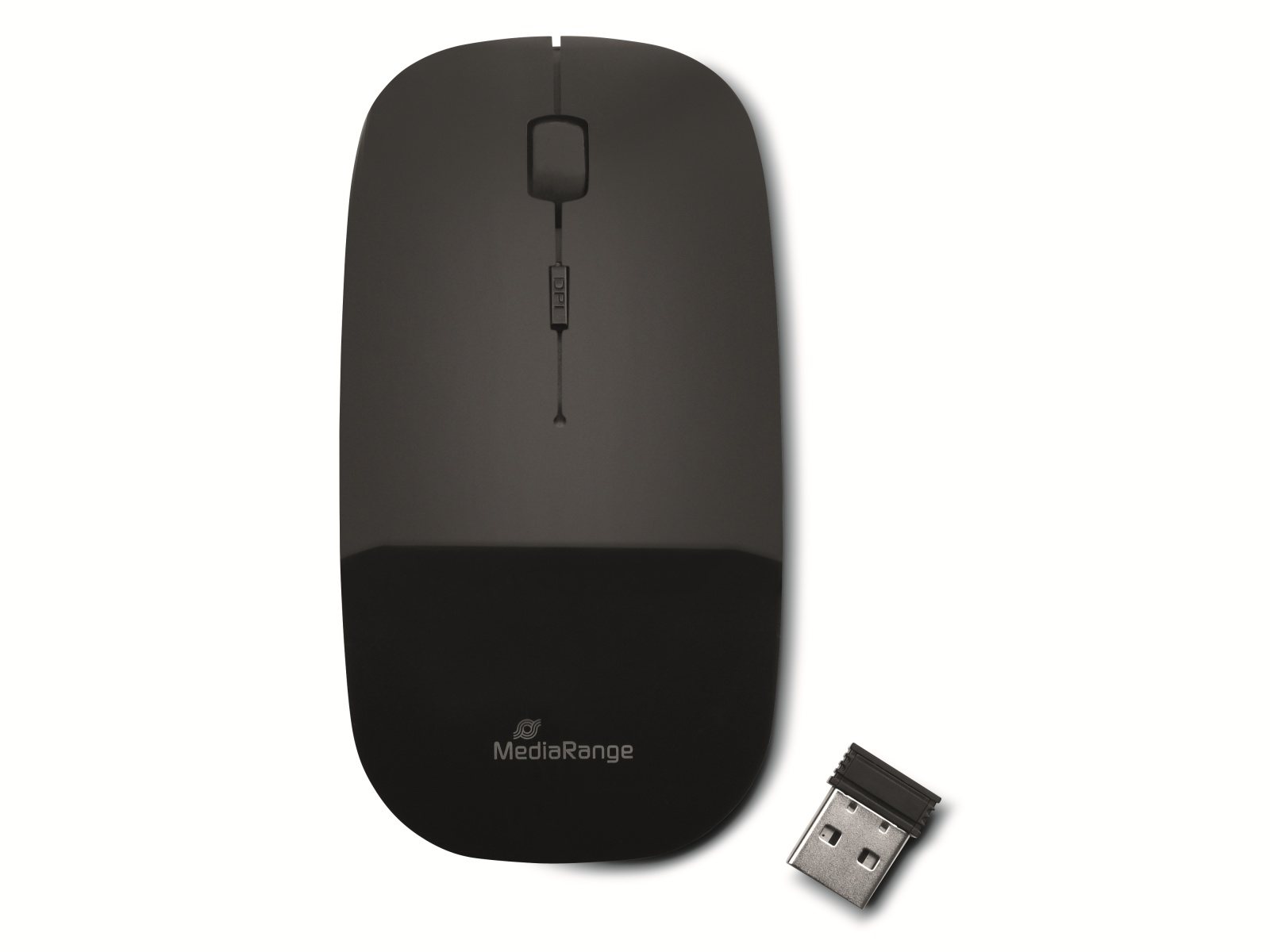 MEDIARANGE Funk-Maus MROS215, Geräuscharm, schwarz MEDIARANGE Funk-Maus MROS215, Geräuscharm, schwarz