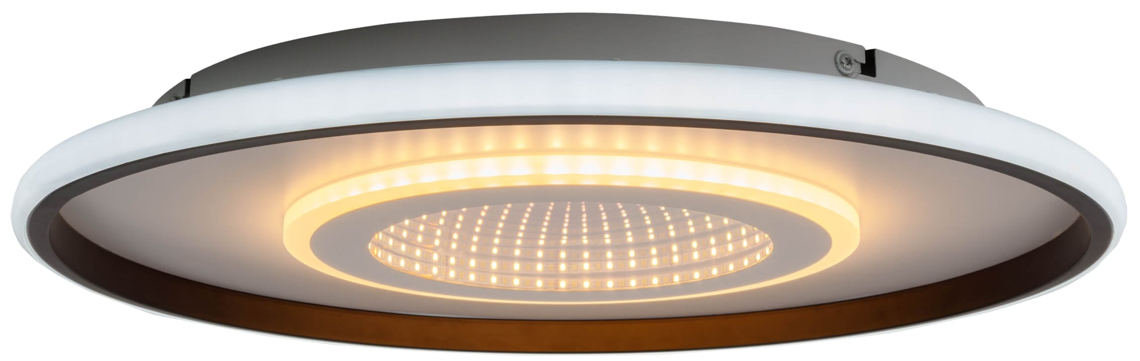 NÄVE LED-Deckenleuchte 1408277, 40W, 1800lm, 3D-Effekt, weiß/schwarz NÄVE LED-Deckenleuchte 1408277, 40W, 1800lm, 3D-Effekt, weiß/schwarz