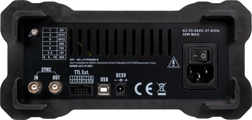 JOY-IT Signalgenerator PSG9080, schwarz JOY-IT Signalgenerator PSG9080, schwarz