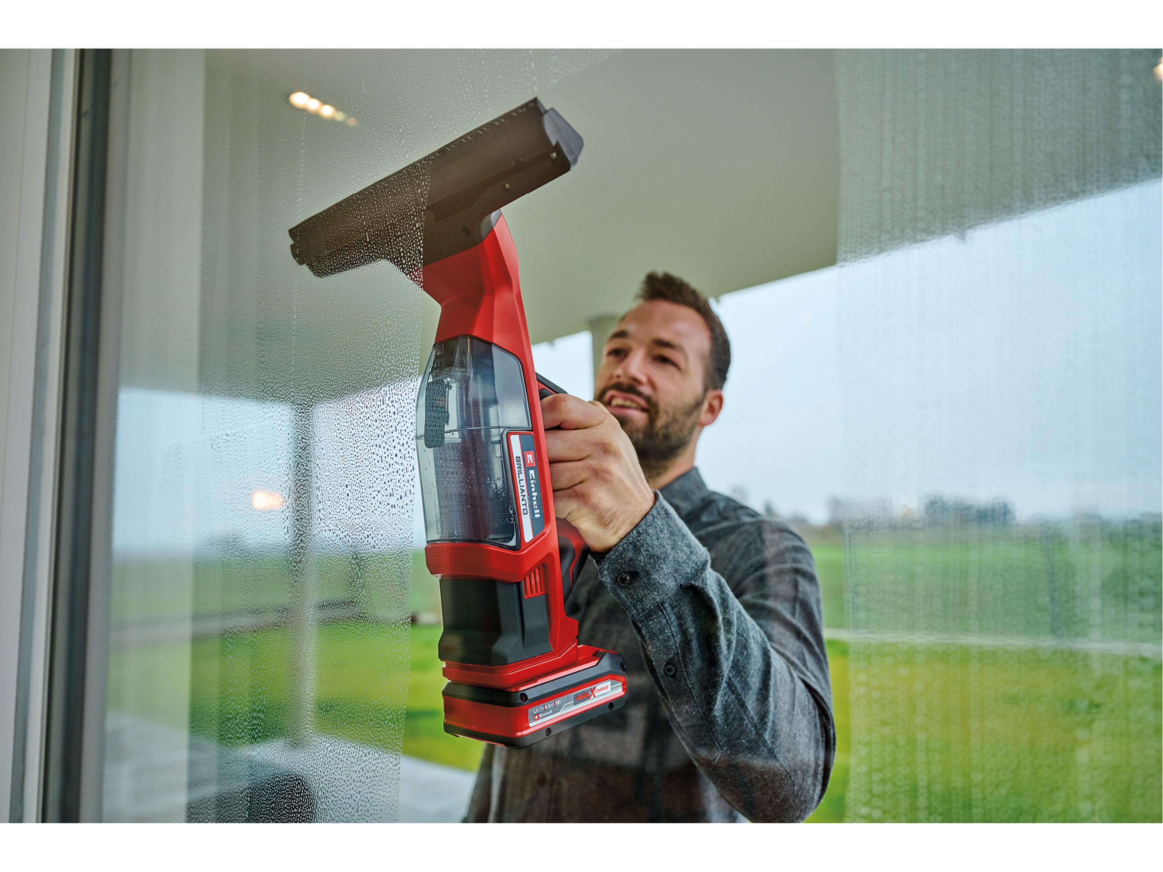 EINHELL Akku-Fensterreiniger Brillianto Solo EINHELL Akku-Fensterreiniger Brillianto Solo
