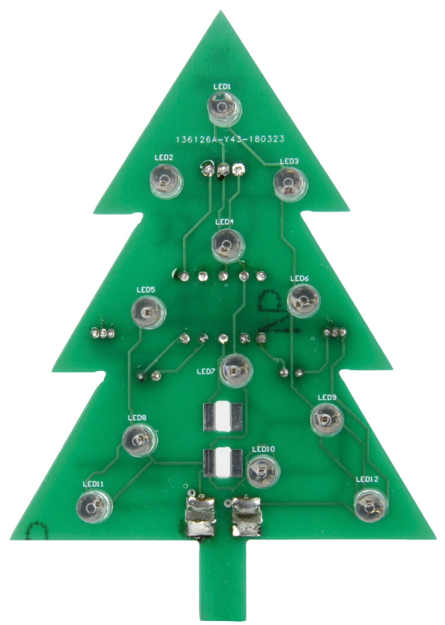 SOL-EXPERT Lötbausatz Weihnachtsbaum mit Kerzen-LEDs, 76335 SOL-EXPERT Lötbausatz Weihnachtsbaum mit Kerzen-LEDs, 76335