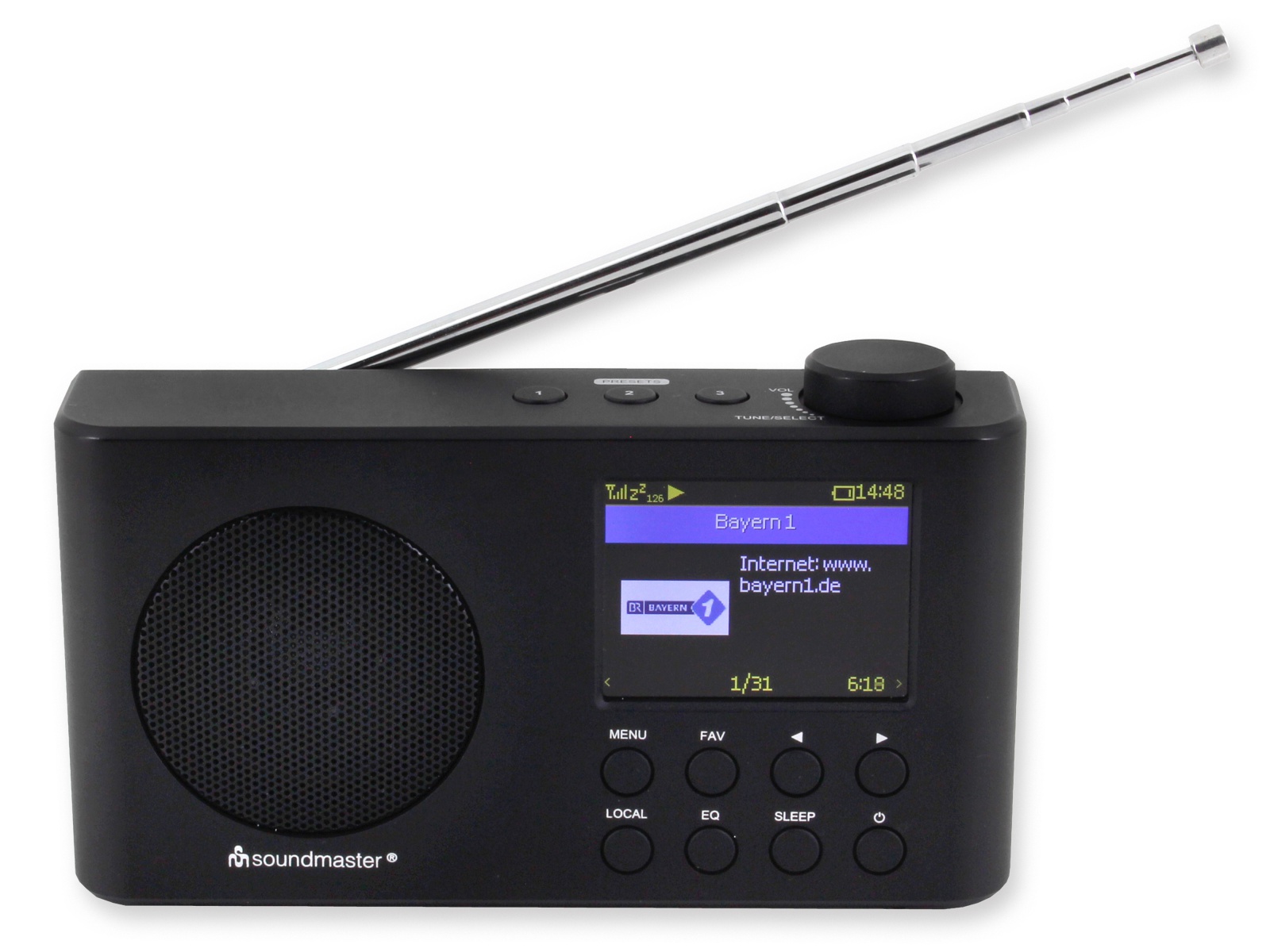 SOUNDMASTER Internetradio IR6500SW, DAB+, Bluetooth, schwarz SOUNDMASTER Internetradio IR6500SW, DAB+, Bluetooth, schwarz