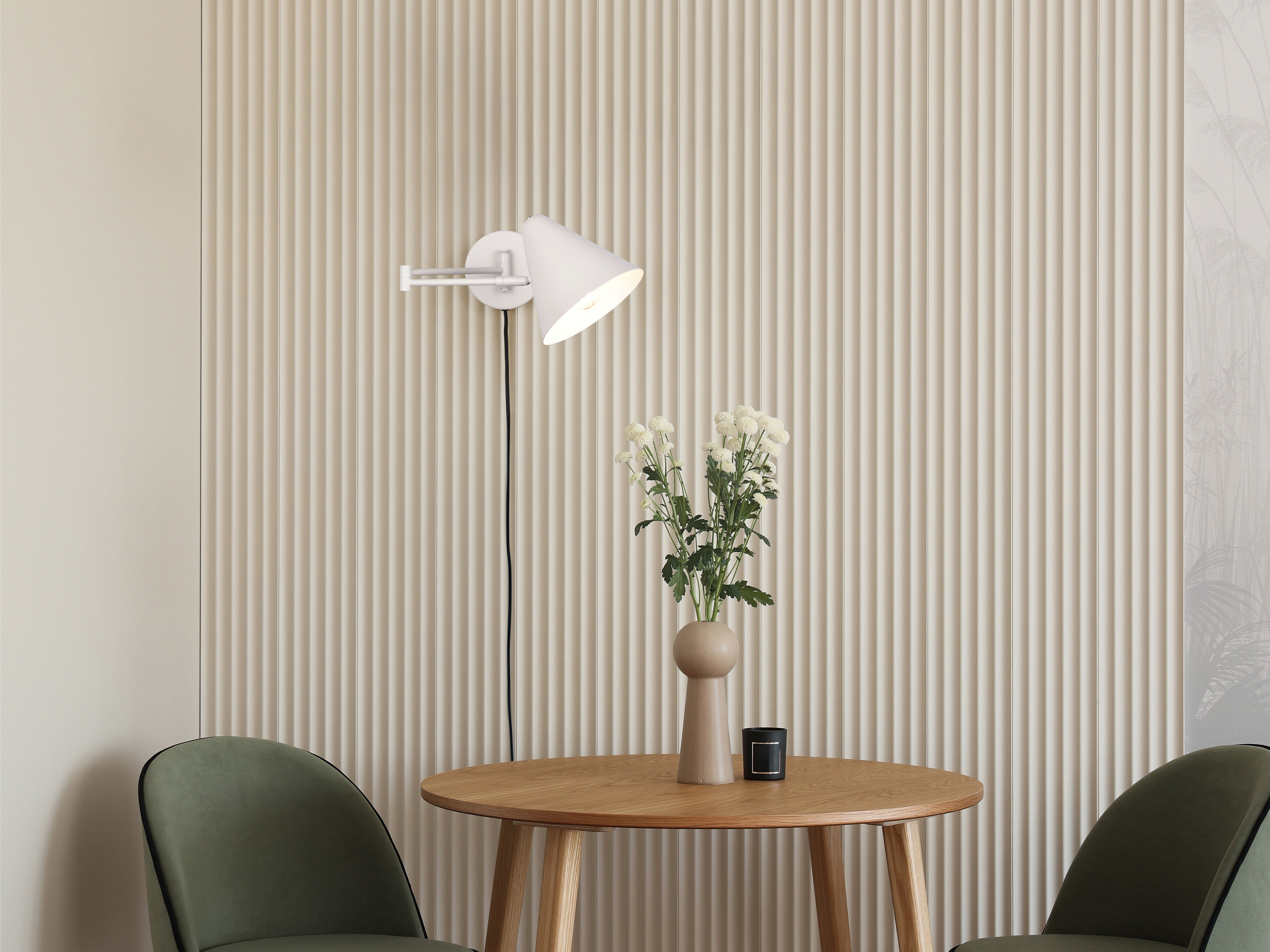 TRIO Wandleuchte Cosima 263970176, E14, ohne LM, IP20, grau TRIO Wandleuchte Cosima 263970176, E14, ohne LM, IP20, grau