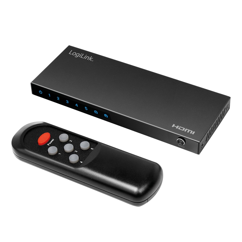 LOGILINK HDMI-Switch HD0060, 5x 1 Port, 4K/60 Hz, schwarz LOGILINK HDMI-Switch HD0060, 5x 1 Port, 4K/60 Hz, schwarz