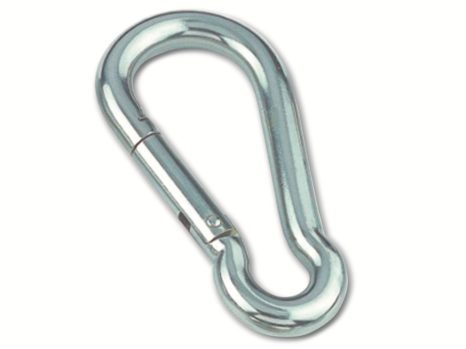 MARINETECH Karabinerhaken, Edelstahl A4, 6x60 mm, 4 Stück