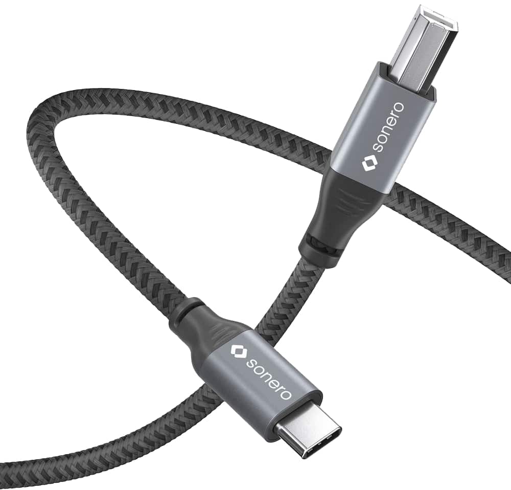 SONERO USB 2.0 Kabel SPC-U020-005 C/B 0,5m grau-schwarz SONERO USB 2.0 Kabel SPC-U020-005 C/B 0,5m grau-schwarz