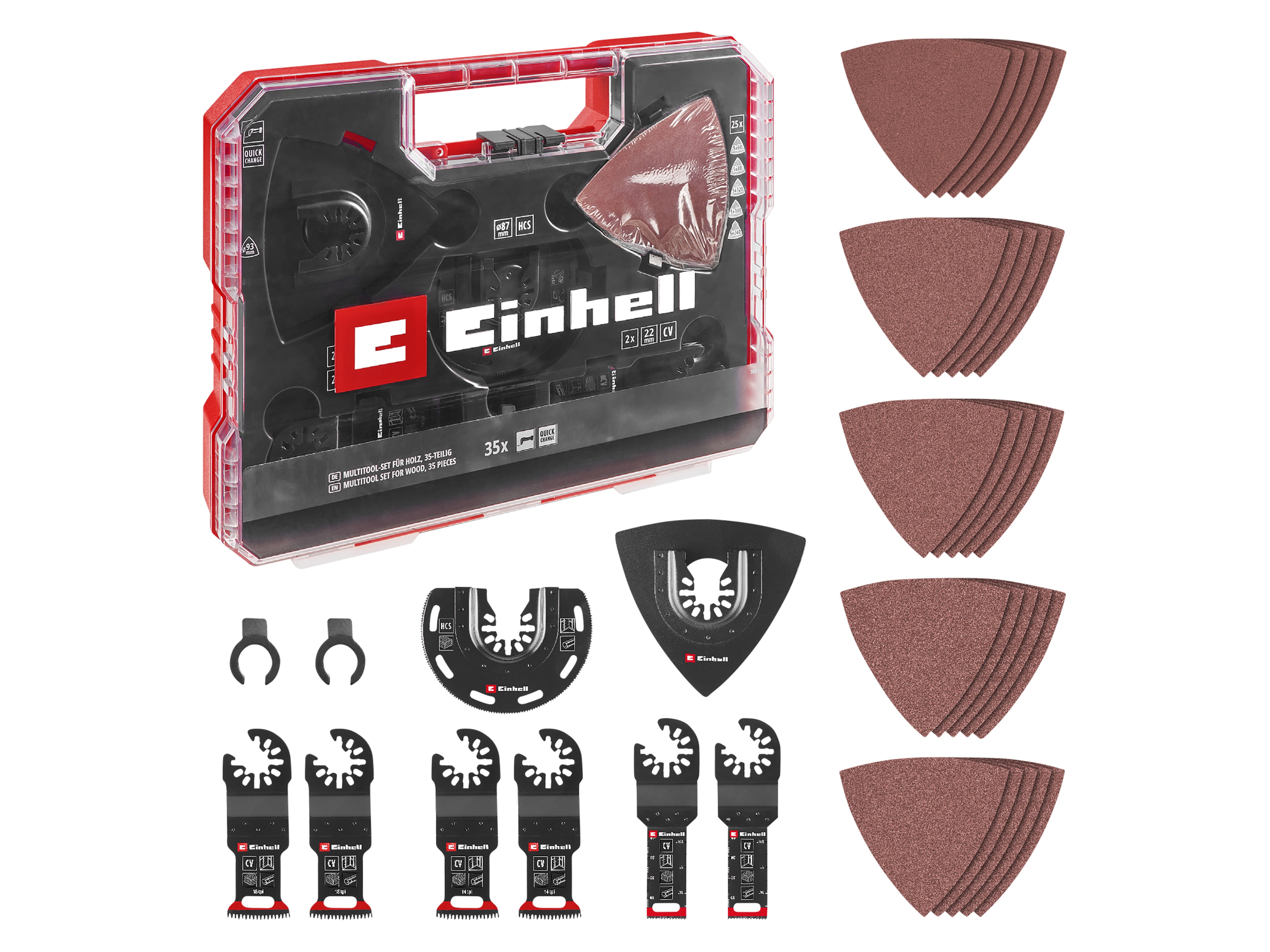 EINHELL Multitool-Set, 708136, XL-PLUS-Case, 35-teilig EINHELL Multitool-Set, 708136, XL-PLUS-Case, 35-teilig