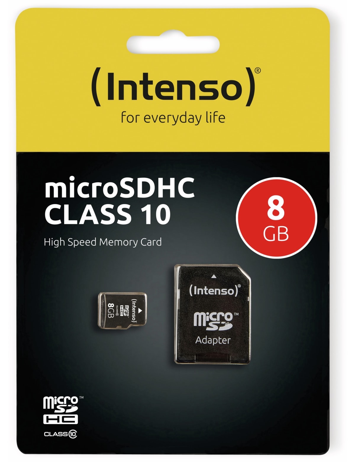 INTENSO MicroSDHC Card 3413460, 8 GB