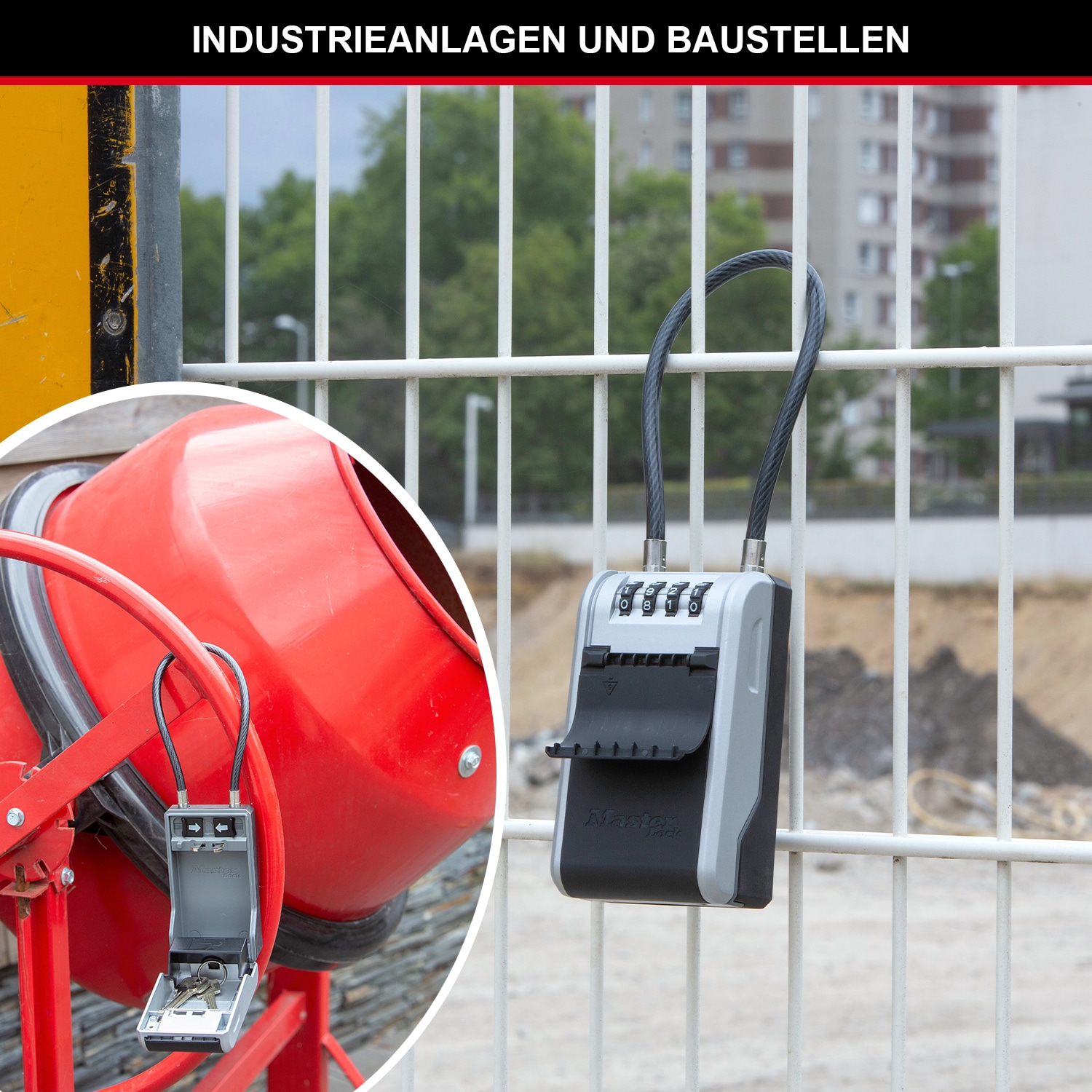 MASTERLOCK Schlüsselkasten 5482EUR, mit abnehmbarem Bügel