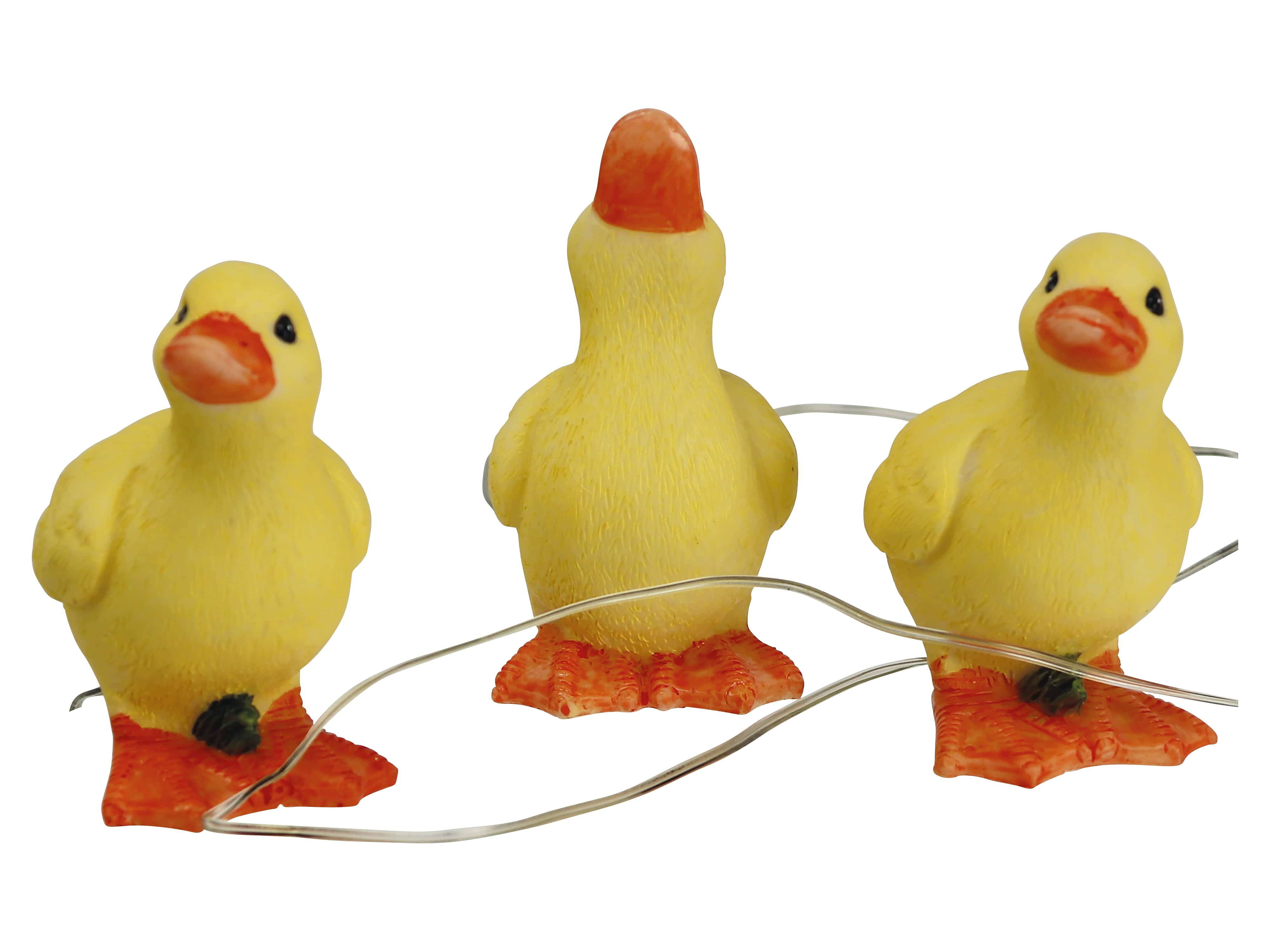 Solar-LED-Dekobeleuchtung, Ente mit 3 Entchen, GSA, B-Ware Solar-LED-Dekobeleuchtung, Ente mit 3 Entchen, GSA