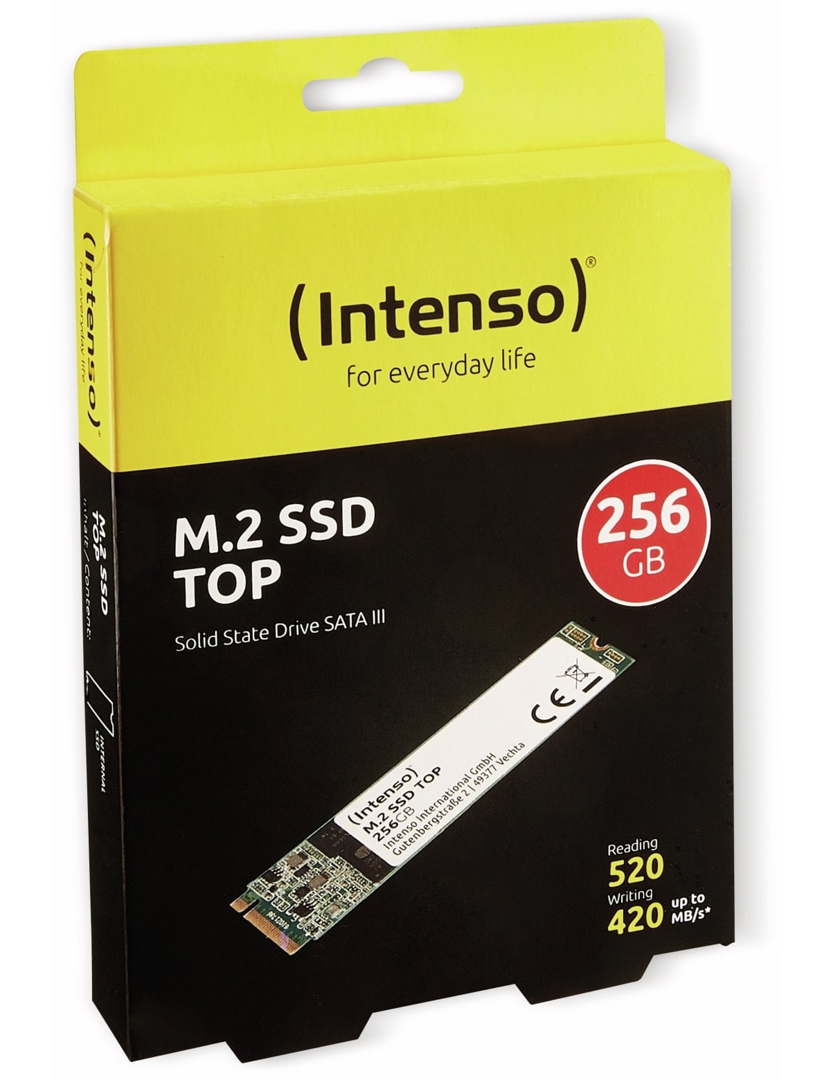 INTENSO M.2-SSD, 256 GB, MLC-FLASH INTENSO M.2-SSD, 256 GB, MLC-FLASH