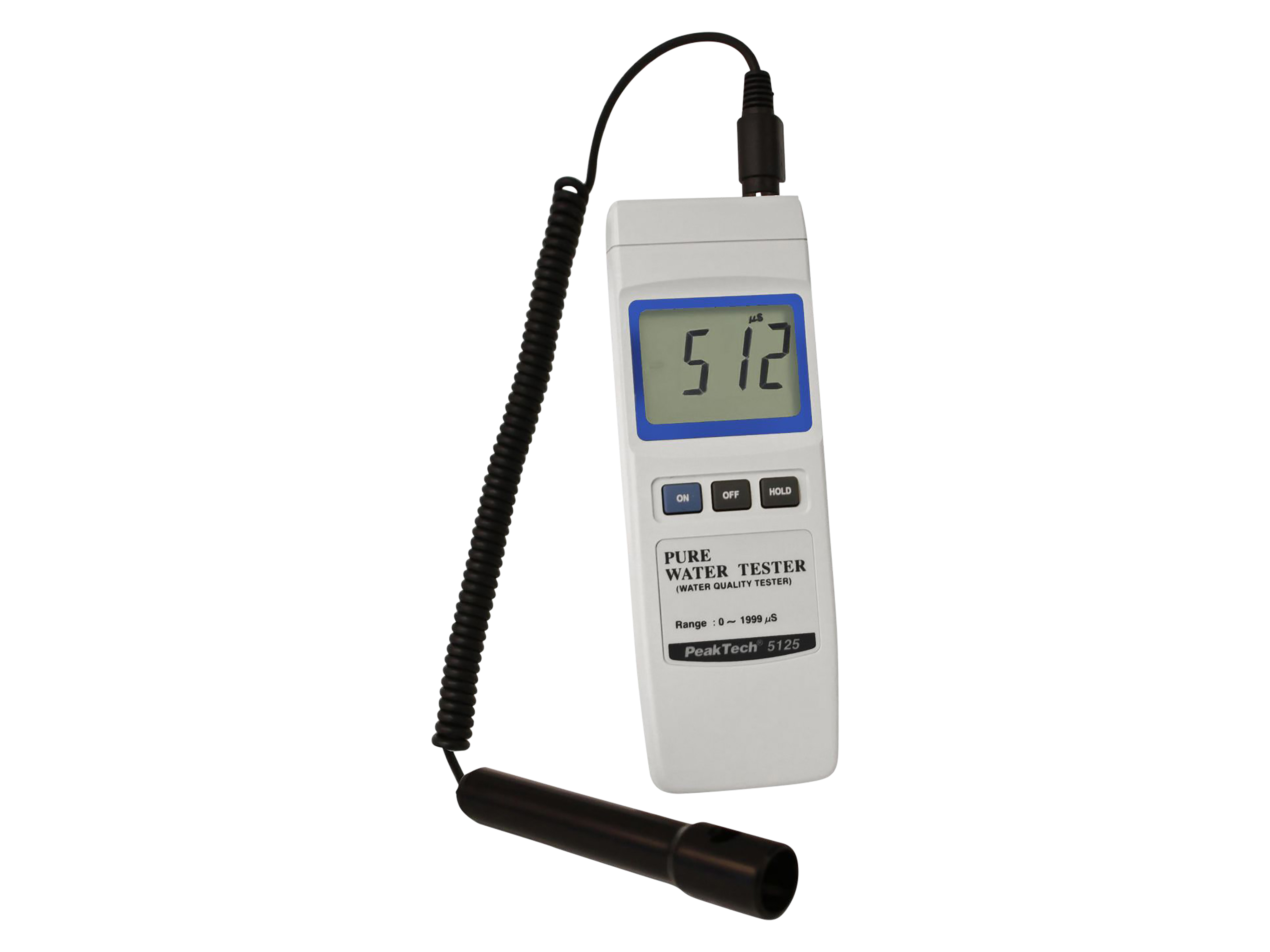 PEAKTECH Leitfähigkeitsmessgerät P 5125, 0... 1999 µS