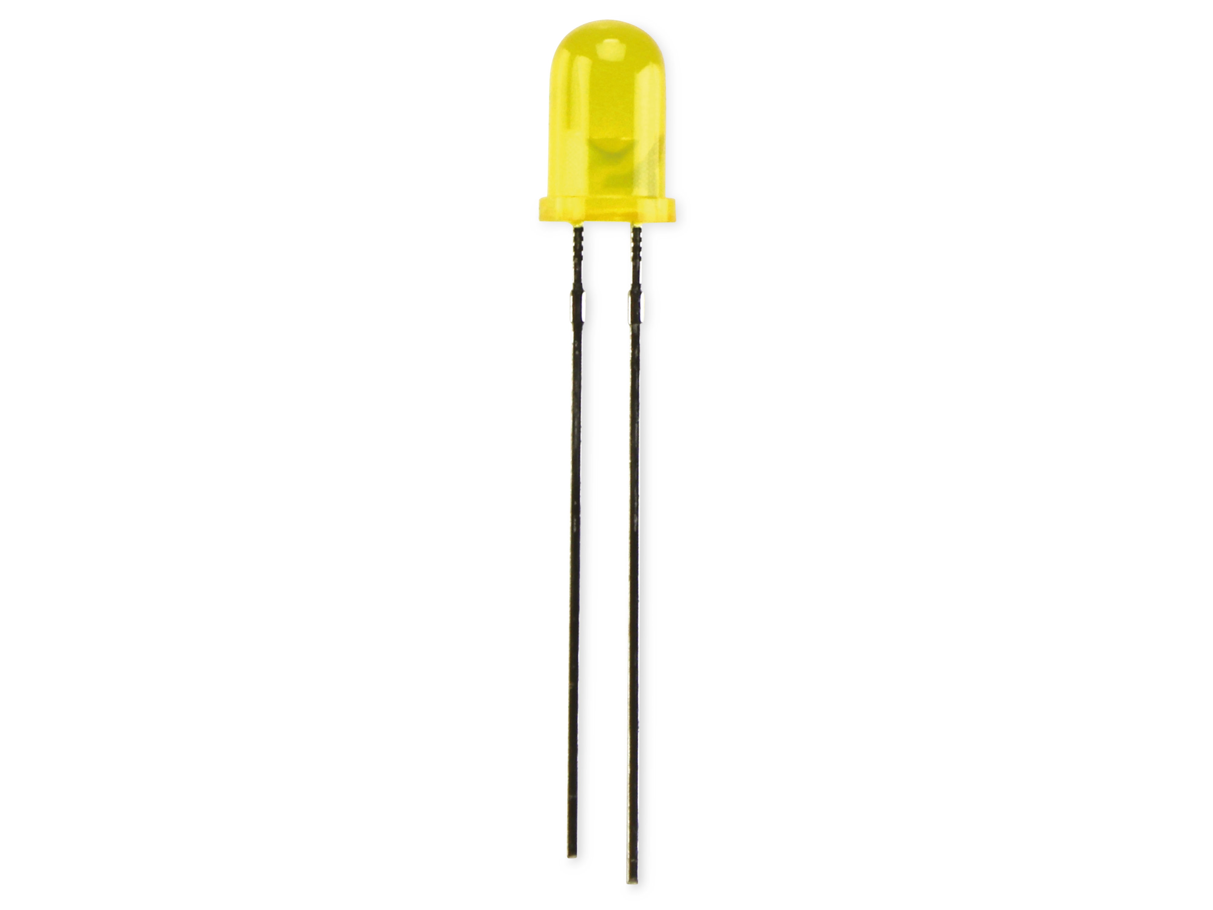KINGBRIGHT LED, L-7113YD, Gelb, 5 mm (T-1 3/4), 588 nm, 25 mcd, 30 °, Rund KINGBRIGHT LED, L-7113YD, Gelb, 5 mm (T-1 3/4), 588 nm, 25 mcd, 30 °, Rund