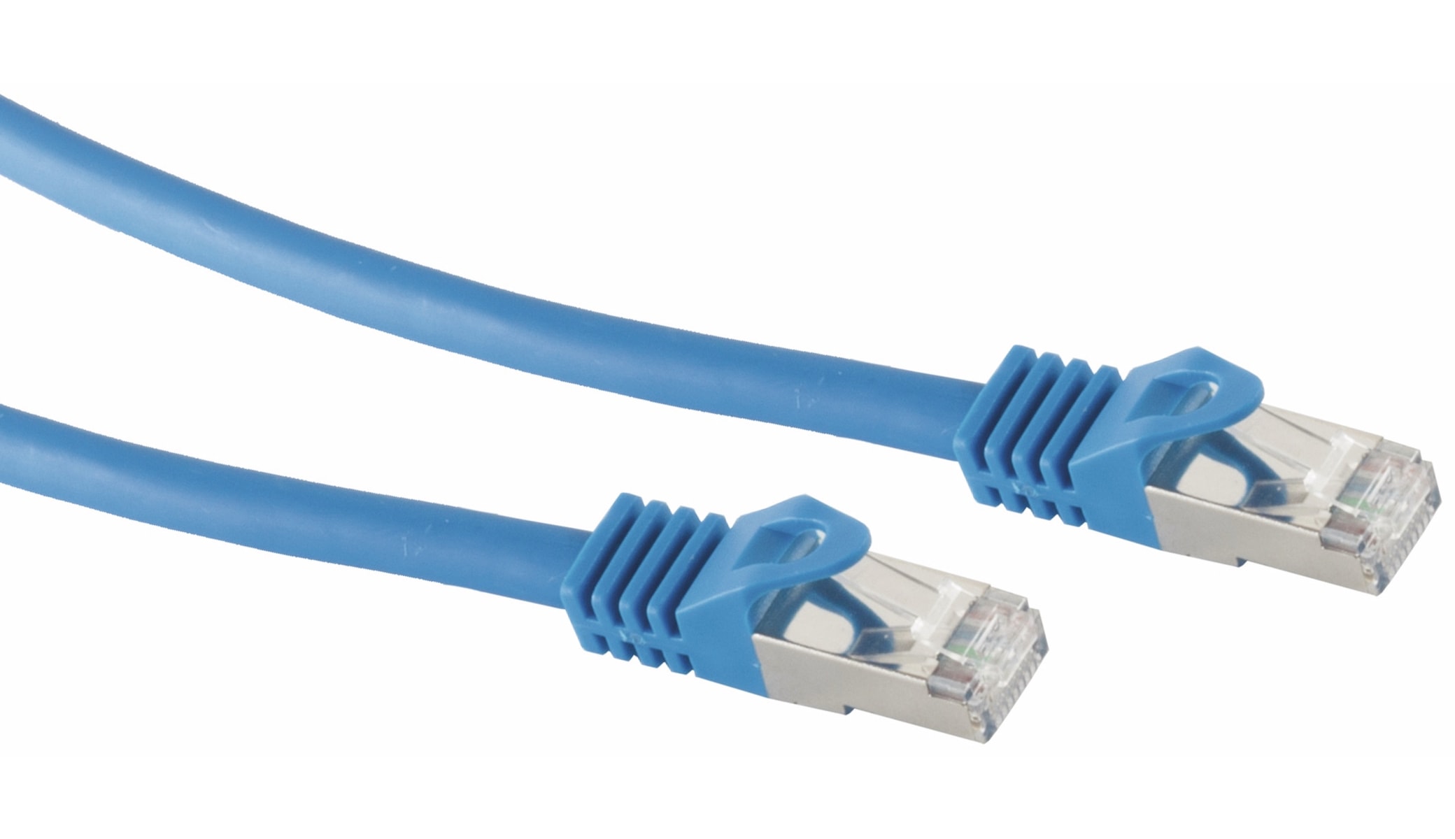 S-IMPULS RJ45 Patchkabel S/FTP (PIMF), m. CAT.7 Rohkabel, 20 m, blau S-IMPULS RJ45 Patchkabel S/FTP (PIMF), m. CAT.7 Rohkabel, 20 m, blau